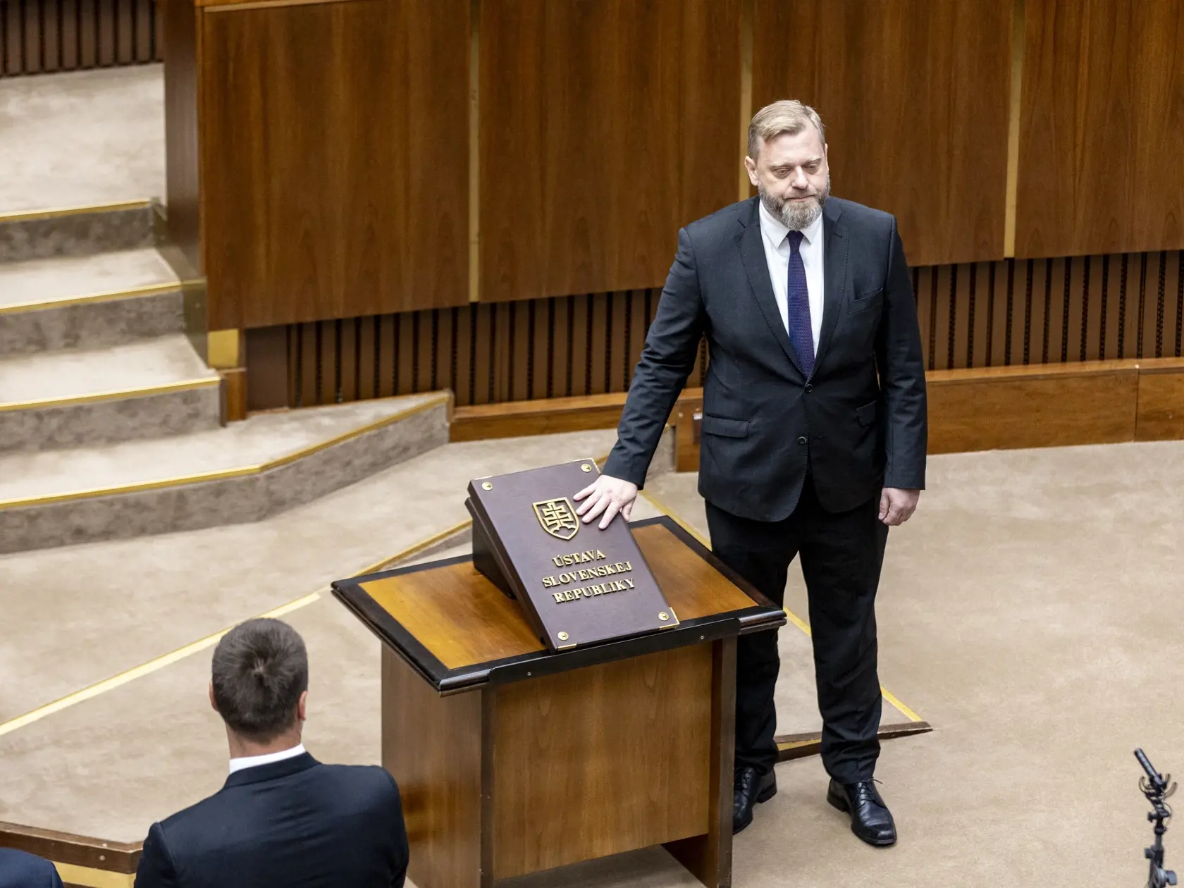 Slavnostná prísaha nových poslancov v  Národnej rade Slovenskej republiky. 