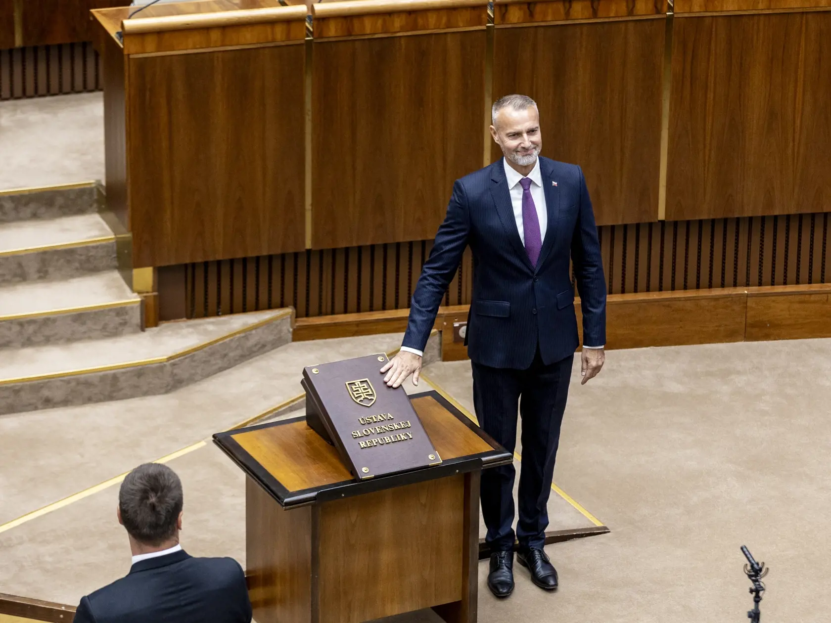 Slavnostná prísaha nových poslancov v  Národnej rade Slovenskej republiky. 
