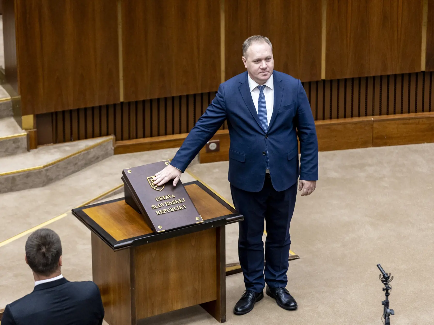 Slavnostná prísaha nových poslancov v  Národnej rade Slovenskej republiky. 