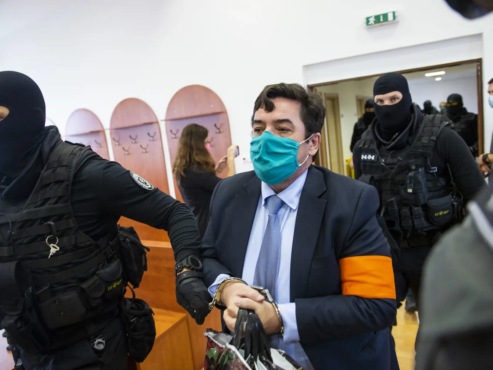 Na snímke obžalovaný Marian K. počas príchodu na pojednávanie v kauze vraždy novinára Jána Kuciaka na Špecializovanom trestnom súde v Pezinku 17. júna 2020. FOTO TASR – Jakub Kotian