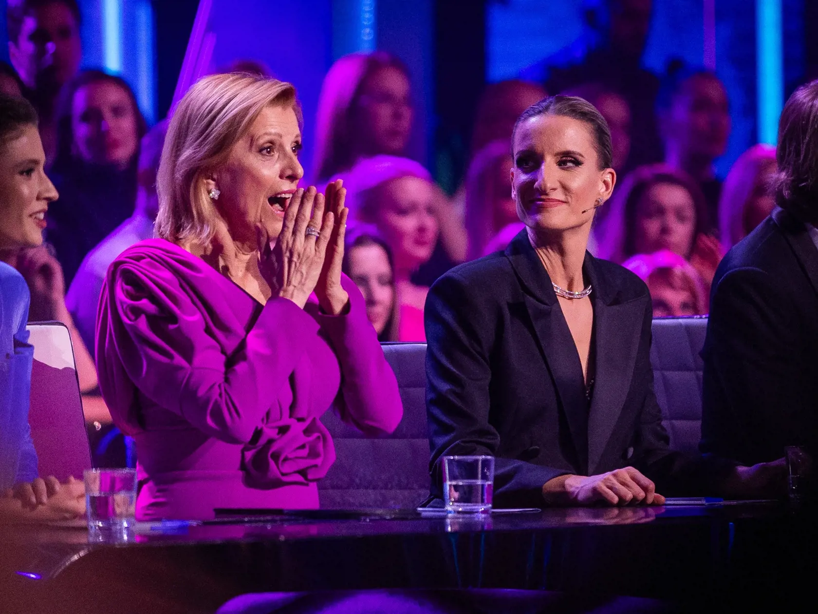 Finále tanečnej súťaže Lets Dance 2024. Na snímke  Tatiana Drexler a Adela Vinczeová.