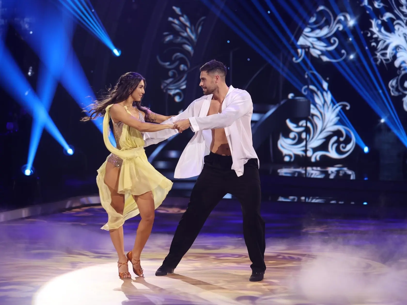 Prvé kolo 10. série Let's Dance. Na snímke ​Adam Šedro a Jasmin Affašová.