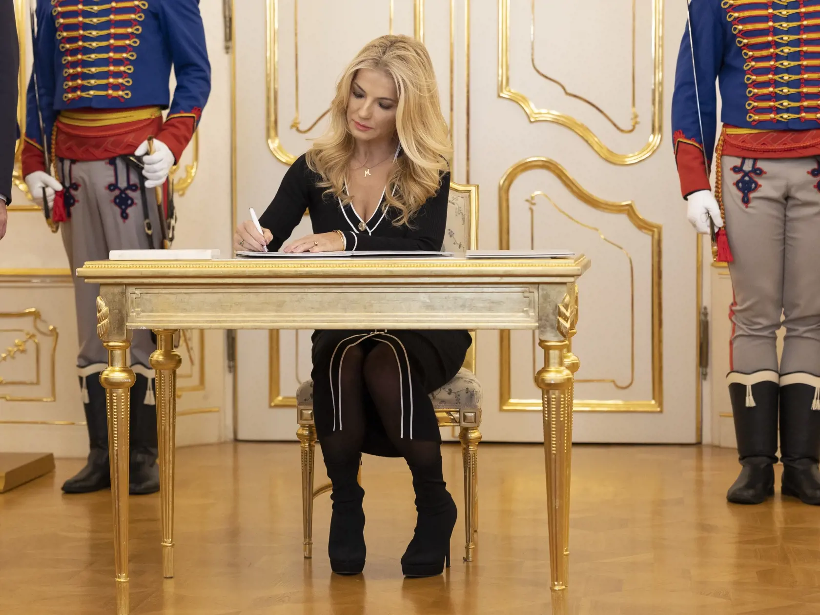 Martina Šimkovičová, ministerka kultúry Slovenskej republiky.