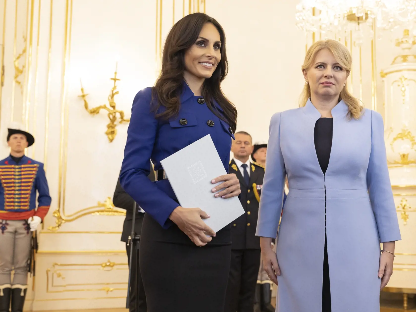 Prezidentka Slovenskej republiky Zuzana Čaputová vymenovala do funkcie nových členov vlády. Na snímke je Zuzana Dolinková, ministerka zdravotníctva Slovenskej republiky.