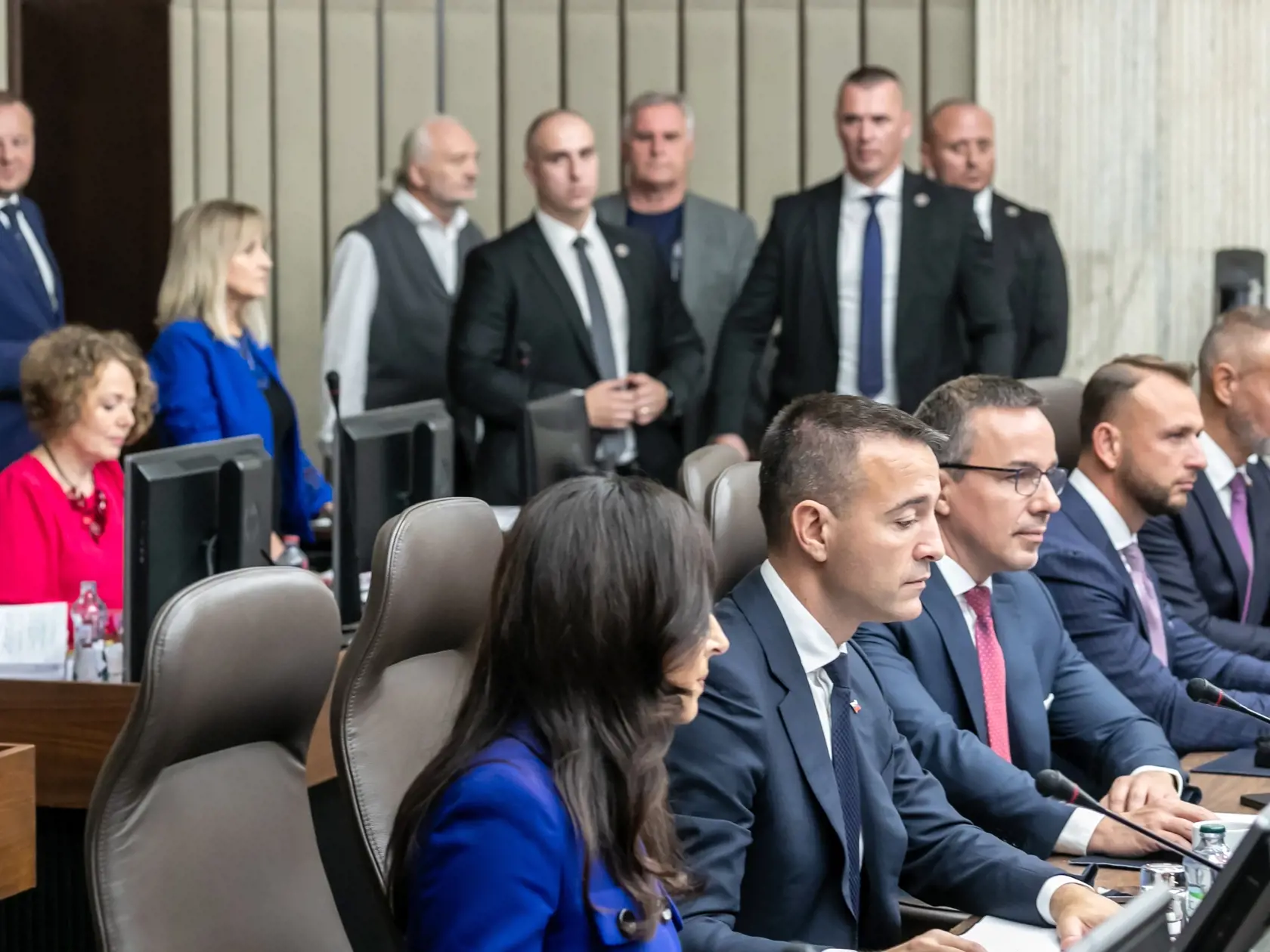 Na snímke prvé zasadanie 4. vlády Roberta Fica.