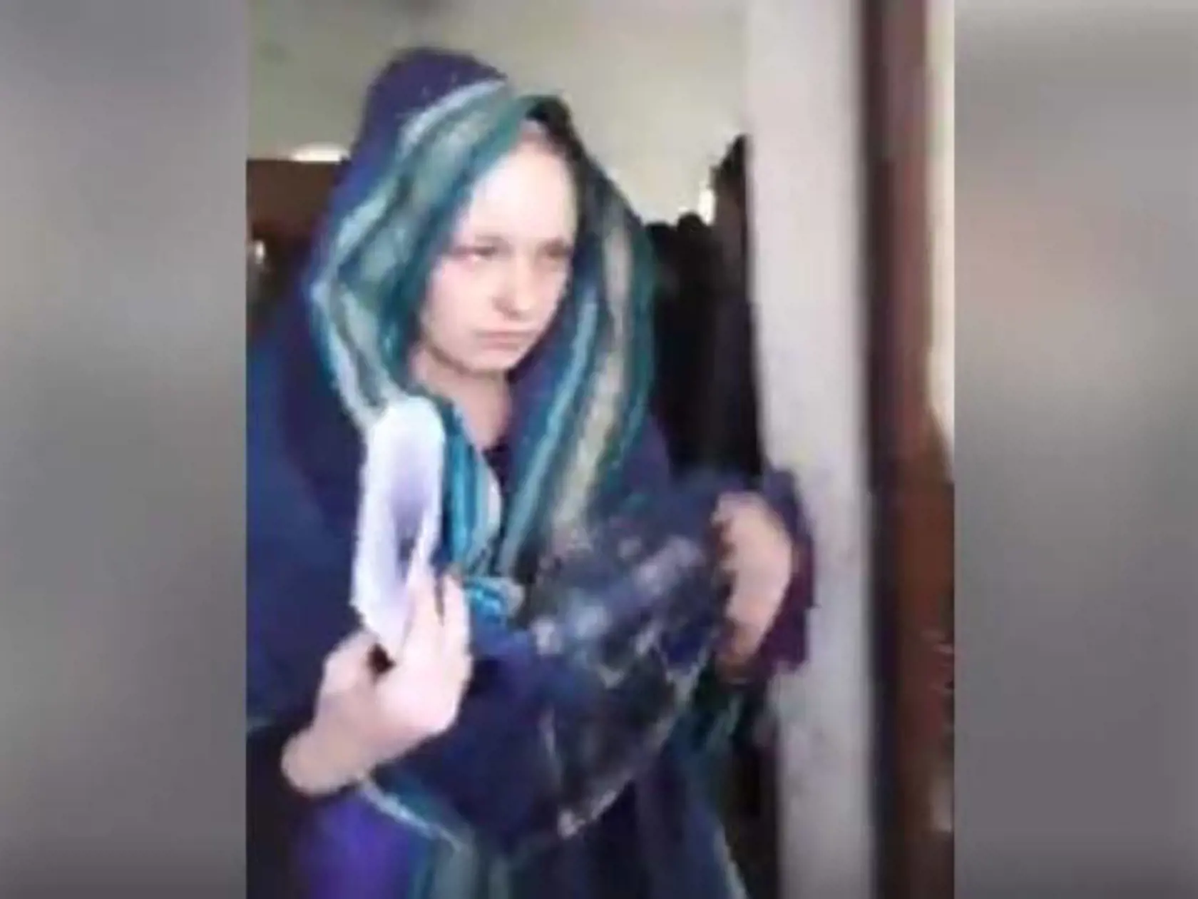 Tereza prišla zahalená v tradičnom pakistanskom sárí.
