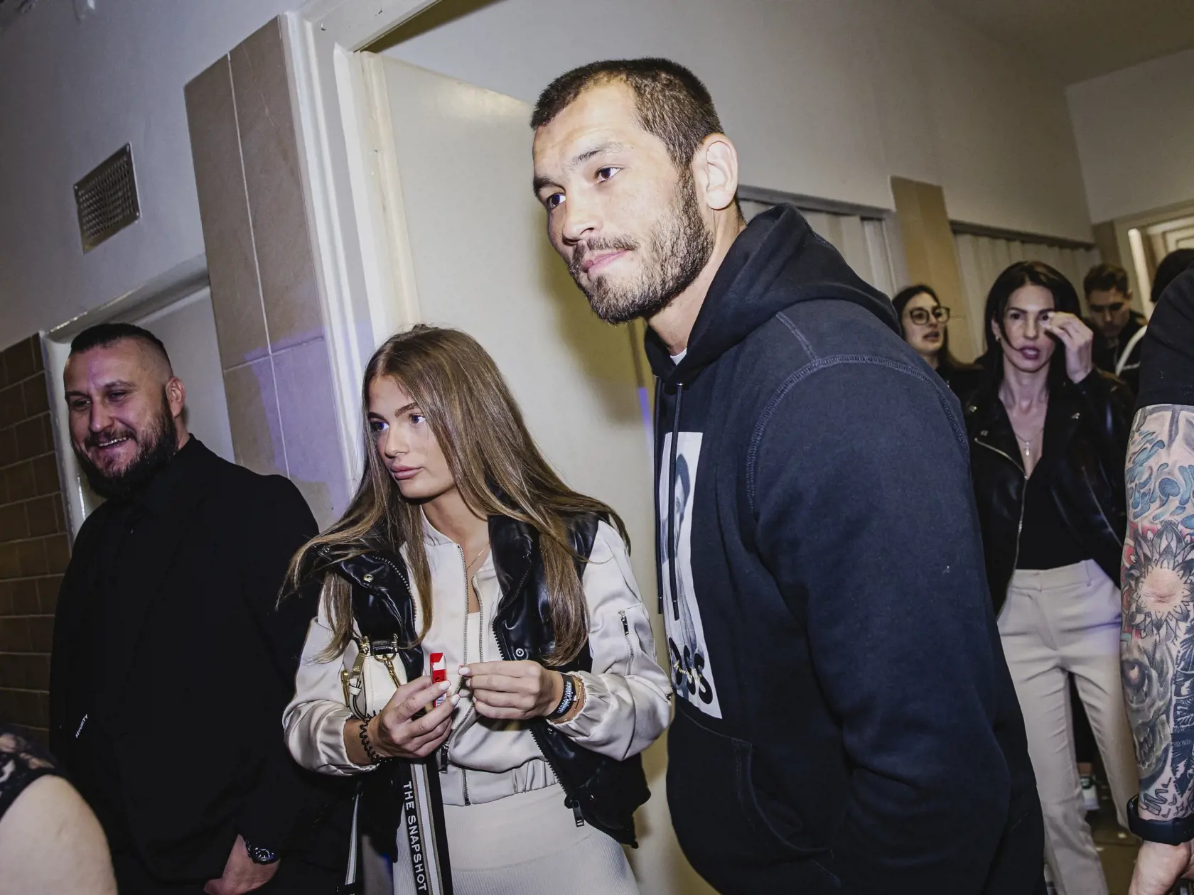 Na snimke Makhmud Muradov a Sabina Karásková počas podujatia Fight Night Challenge 4 v Trnave.
