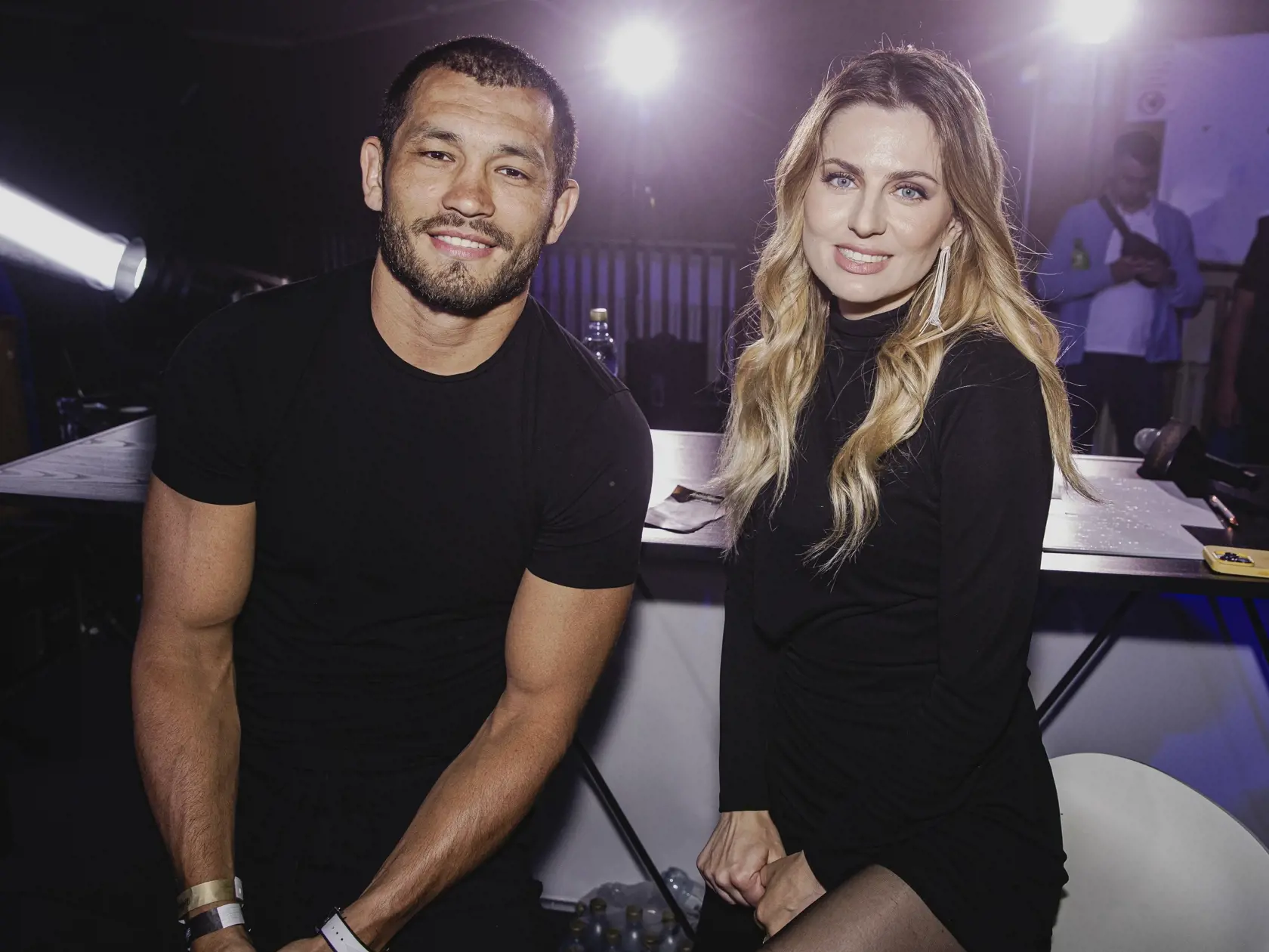 Na snimke Katarína Becca Balážiová a Makhmud Muradov počas podujatia Fight Night Challenge 4 v Trnave.