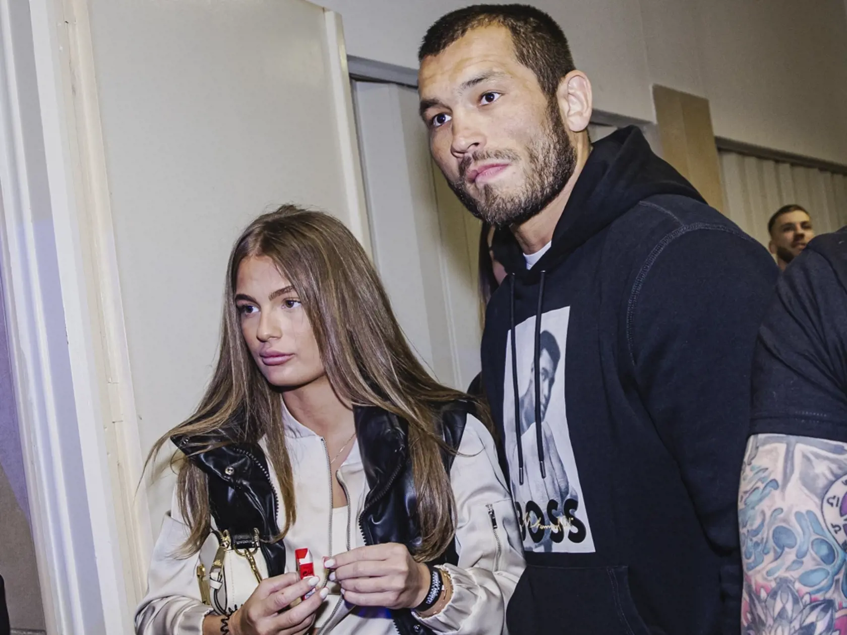 Na snimke Makhmud Muradov a Sabina Karásková počas podujatia Fight Night Challenge 4 v Trnave.