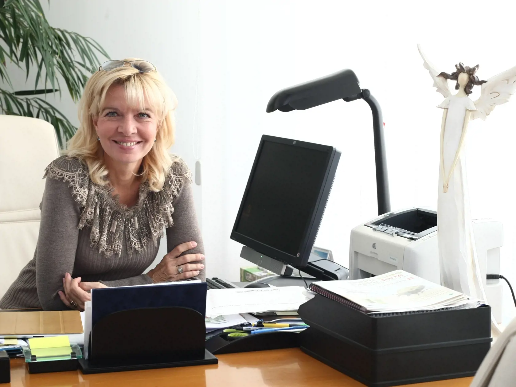 Zuzana Tapakova vo svojej kancelarii v Markize.