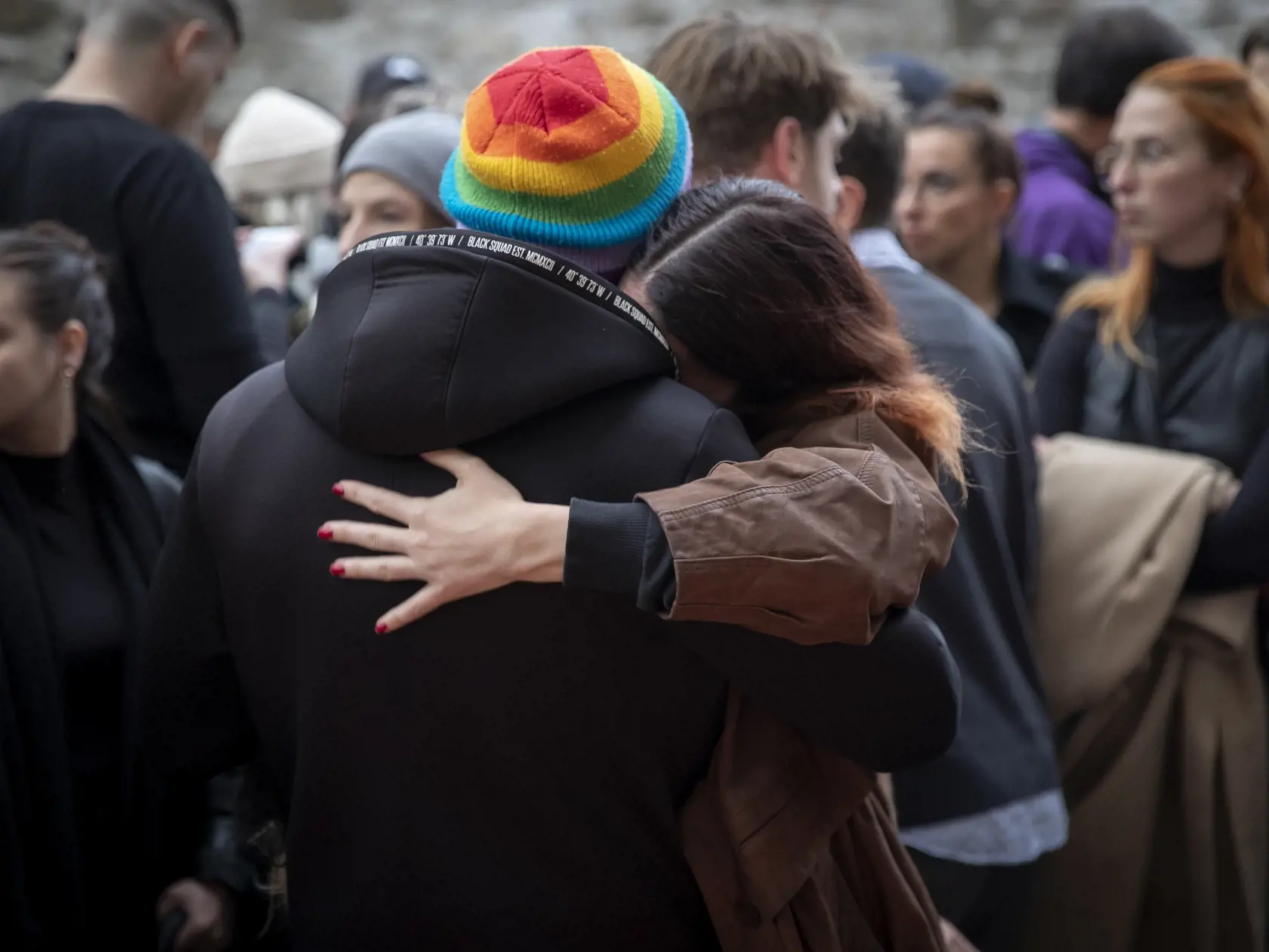 Spomienkový pochod za Matúša a Juraja, členov LGBT komunity, ktorých zastrelil radikalizovaný útočník v podniku Tepláreň na Zámockej ulici v Bratislave.
