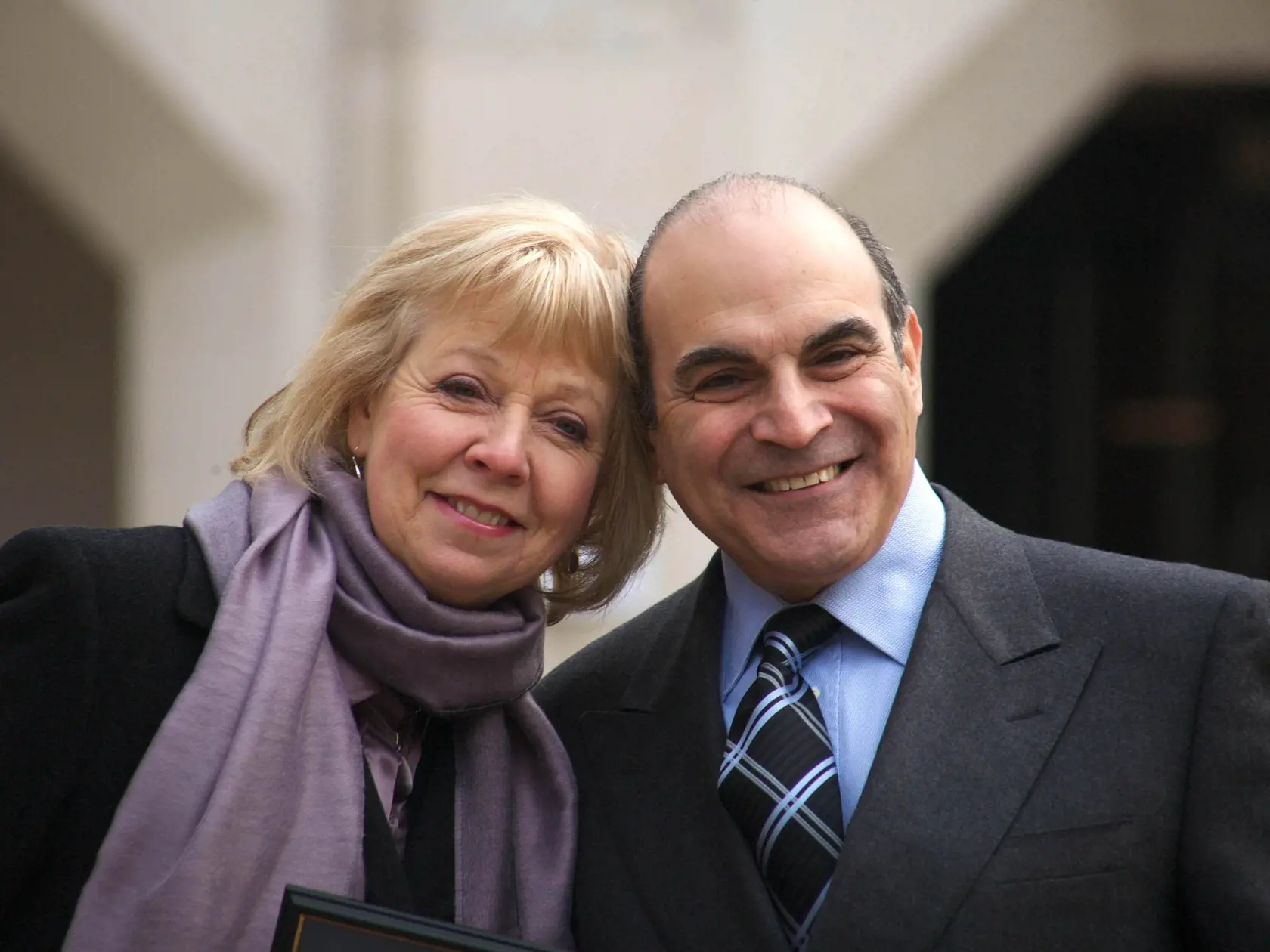 David,Suchet a jeho manželka Sheila
