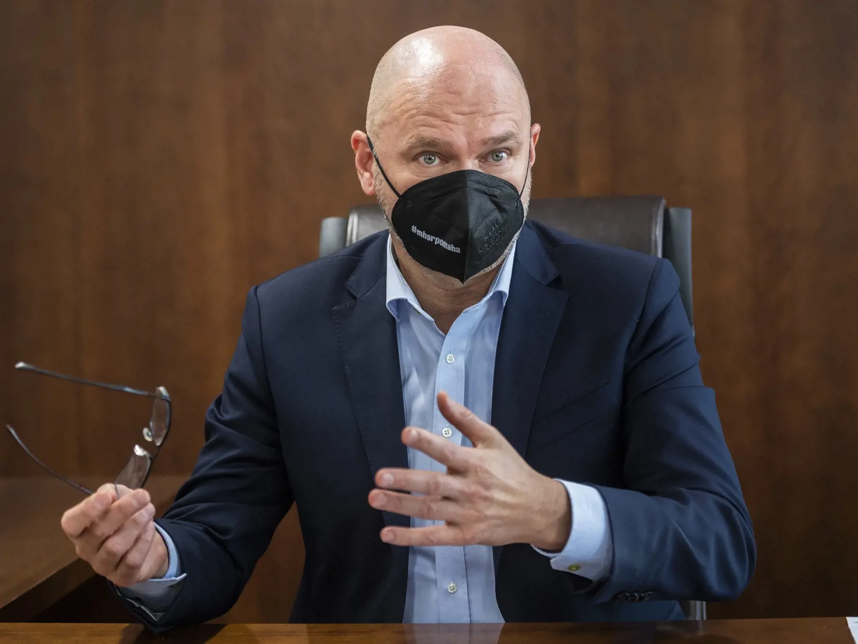 Na snímke minister hospodárstva SR a prvý podpredseda vlády pre ekonomiku SR Richard Sulík (SaS) počas rozhovoru pre Tlačovú agentúru Slovenskej republiky (TASR) v Bratislave 23. decembra 2021. FOTO TASR - Jaroslav Novák