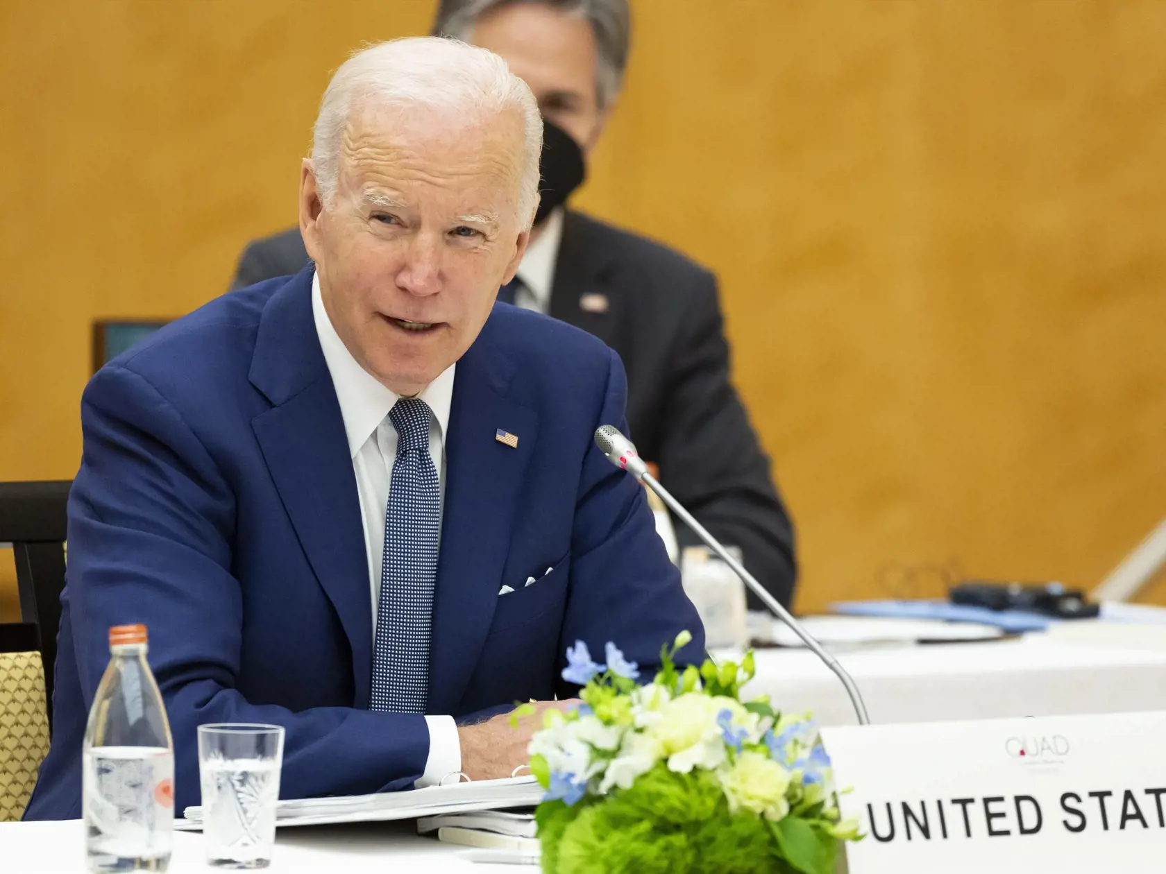 EBE 15 Tokio - Kríza na Ukrajine nie je regionálnym ale globálnym problémom, vyhlásil americký prezident Joe Biden (na snímke) na stretnutí lídrov zoskupenia QUAD (Štvorstranný bezpečnostný dialóg), ktoré združuje USA, Indiu, Japonsko a Austráliu v japonskom Tokiu 24. mája 2022. "Prechádzame temnou hodinou našich spoločných dejín... Ruská brutálna a nevyprovokovaná vojna proti Ukrajine vyvolala humanitárnu katastrofu... Je to viac ako len európsky problém, je to globálny problém," uviedol Biden.