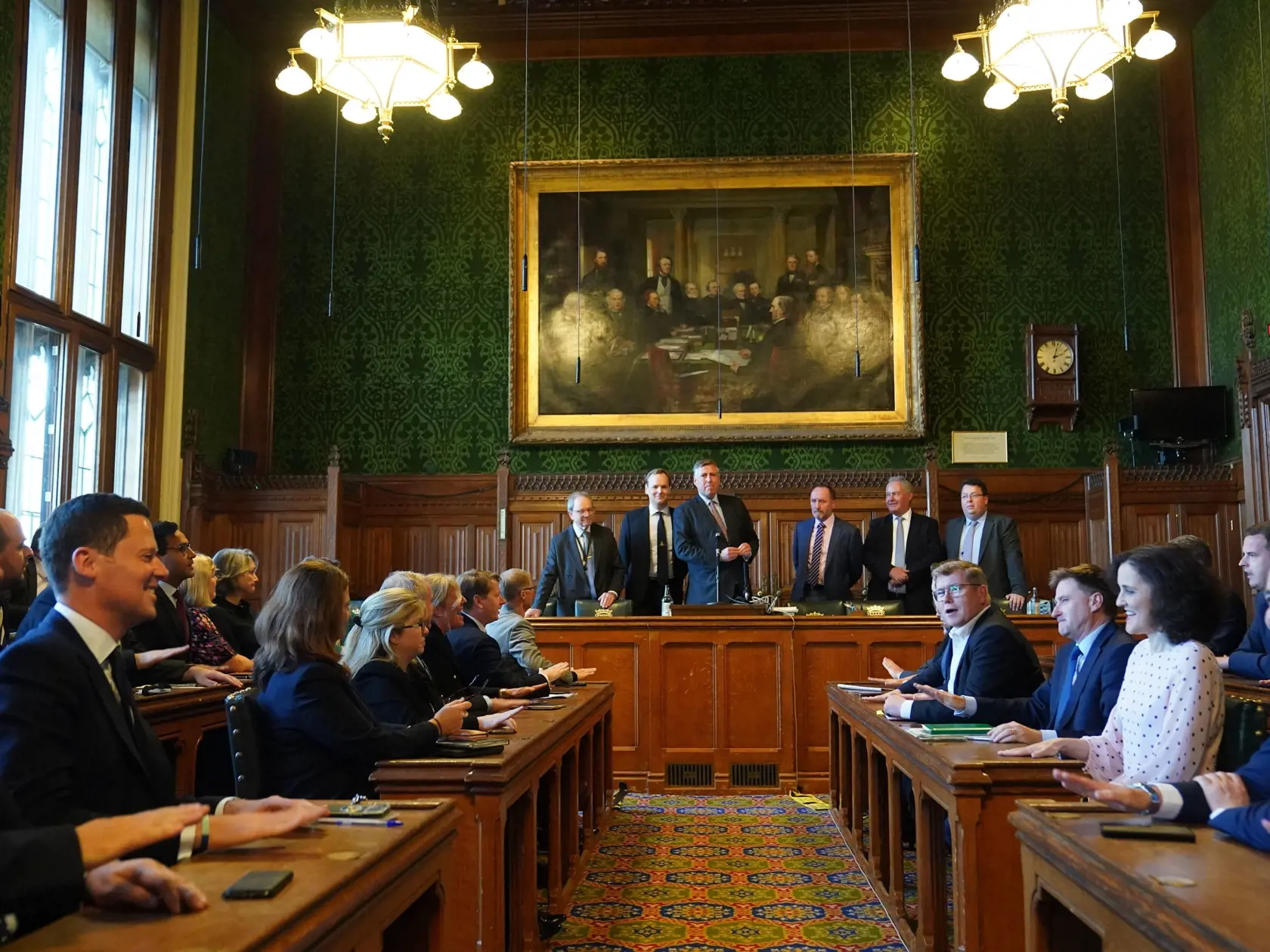 Parlament Británie na čele s novým premiérom Sunakom.