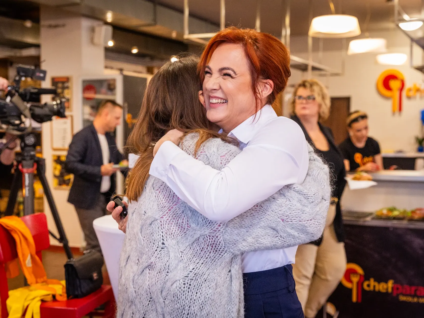 Krst Knihy Adriana od bývlej moderátorky TV Markíza - Adriany Kneissl. Na snímke Adriana Kneissl a Lenka Šóošová.