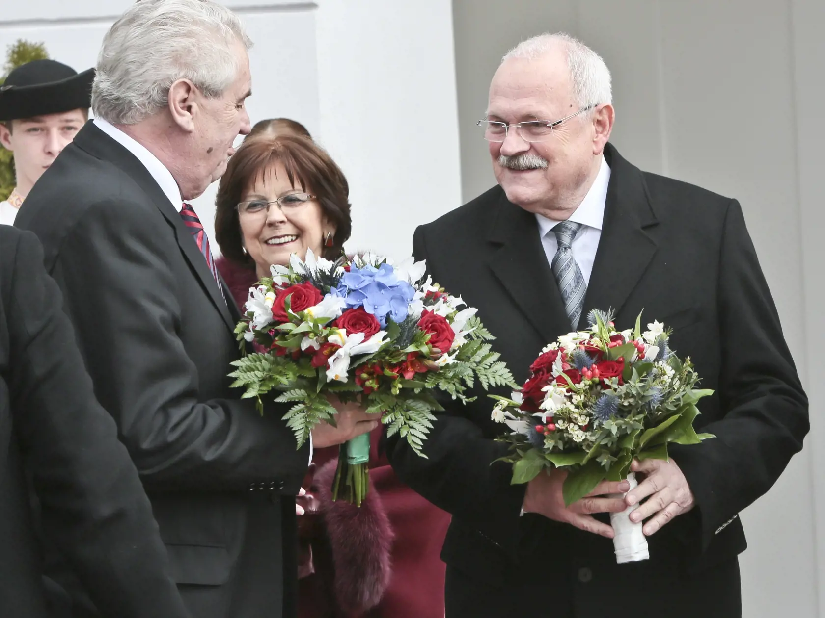 prvá oficiálna návšteva nového prezidneta Českej republiky Miloša Zemna 