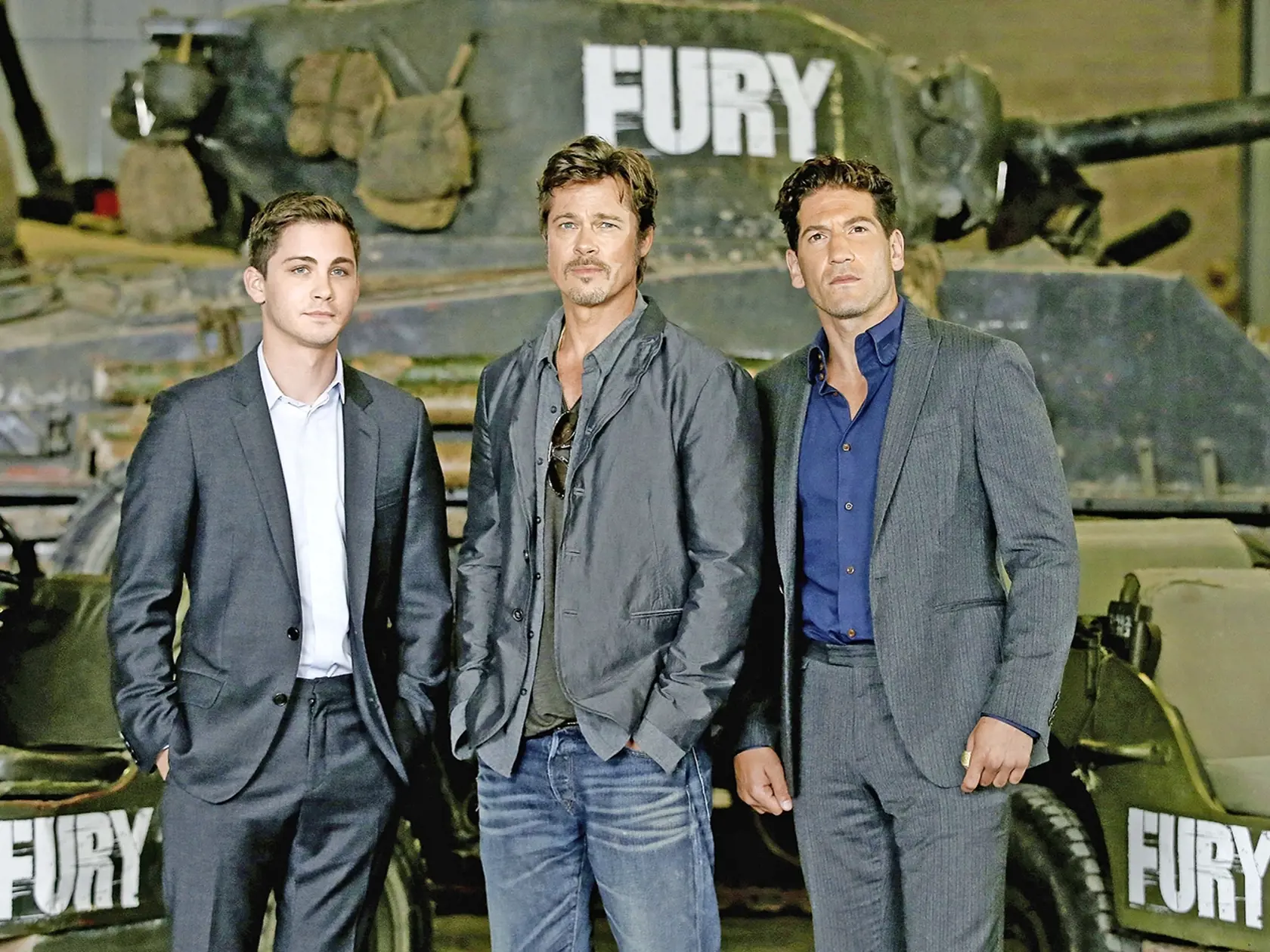 Logan Lerman si vo filme Železné srdce zahral po boku Brada Pitta.