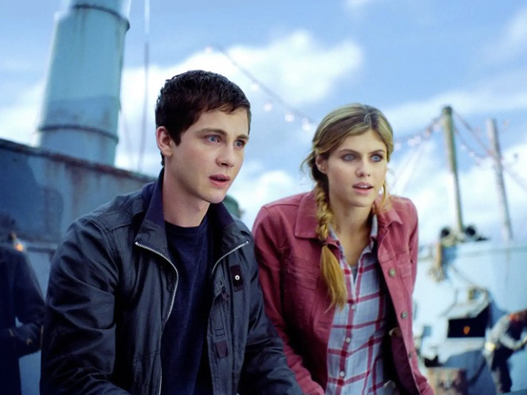 Logan Lerman vo filme Percy Jackson: More oblúd