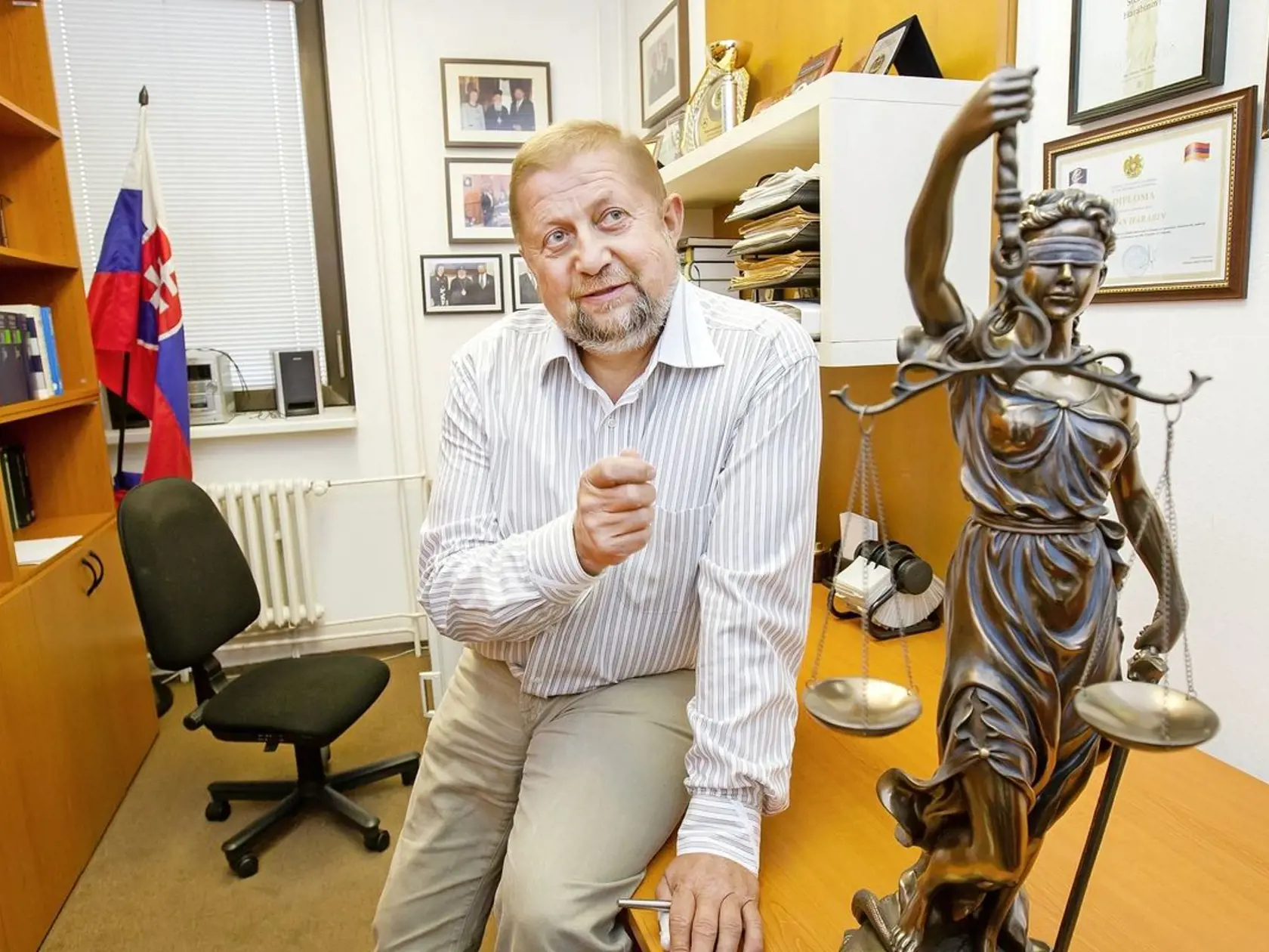 „Už dávno som hovoril, že treba navýšiť počty sudcov,“ vraví Štefan Harabin.