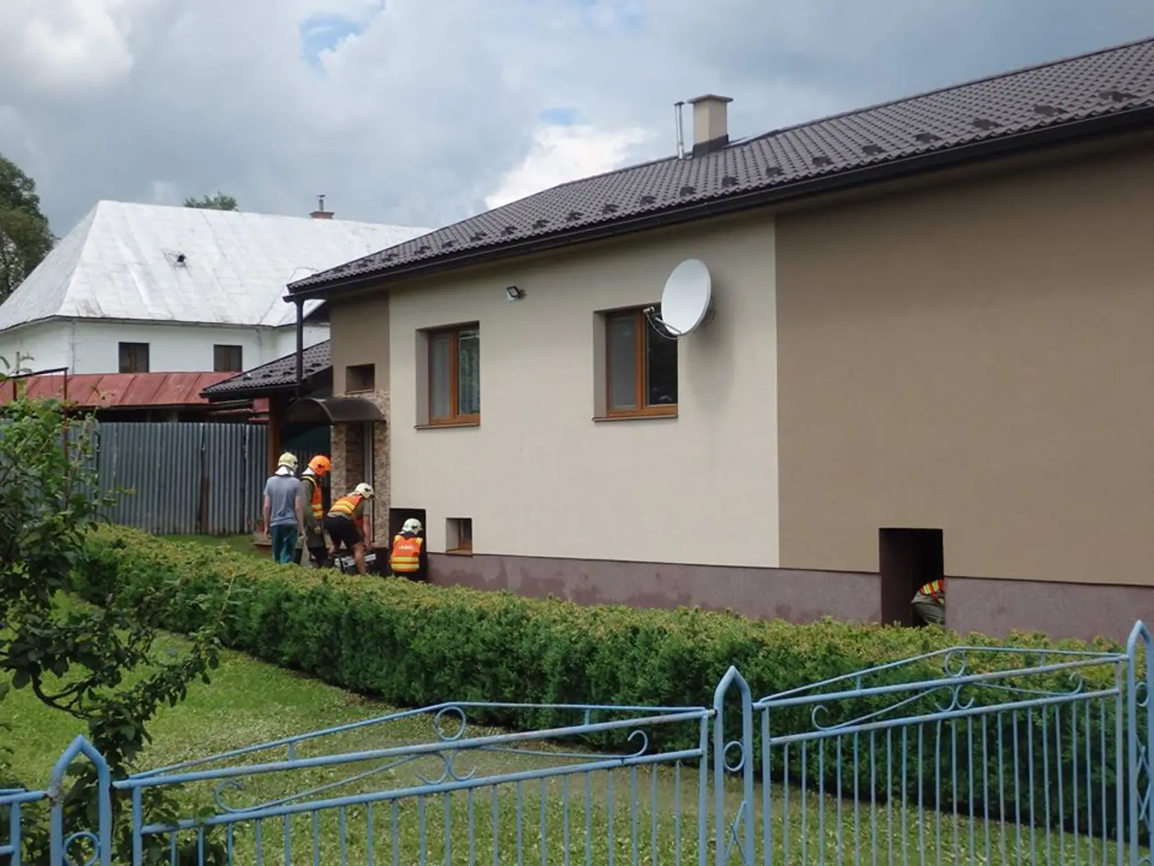 Veľká voda v obci Pichne