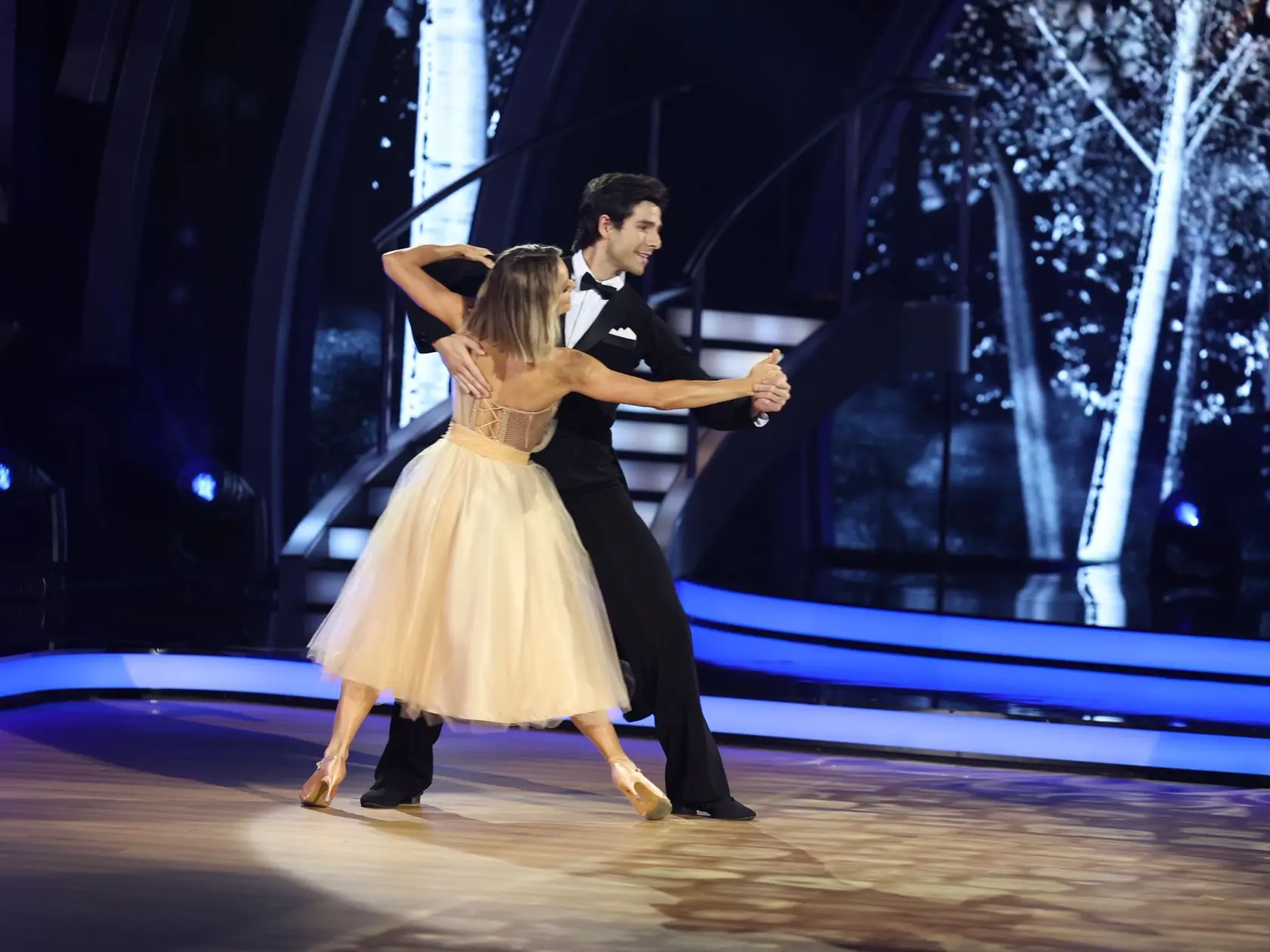 Finálové kolo Let's Dance. Na snímke Kristián Baran a Dominika Rošková.