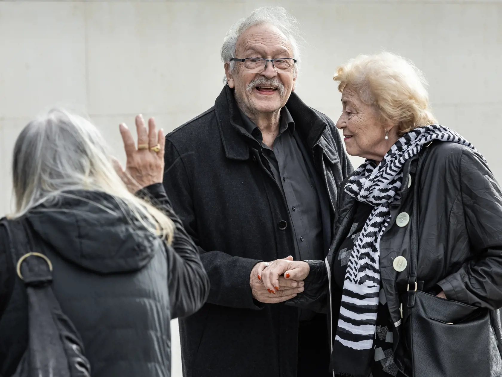 Posledná rozlúčka s herečkou Evou Rysovou v bratislavskom krematóriu. Na snímke František Kovár.