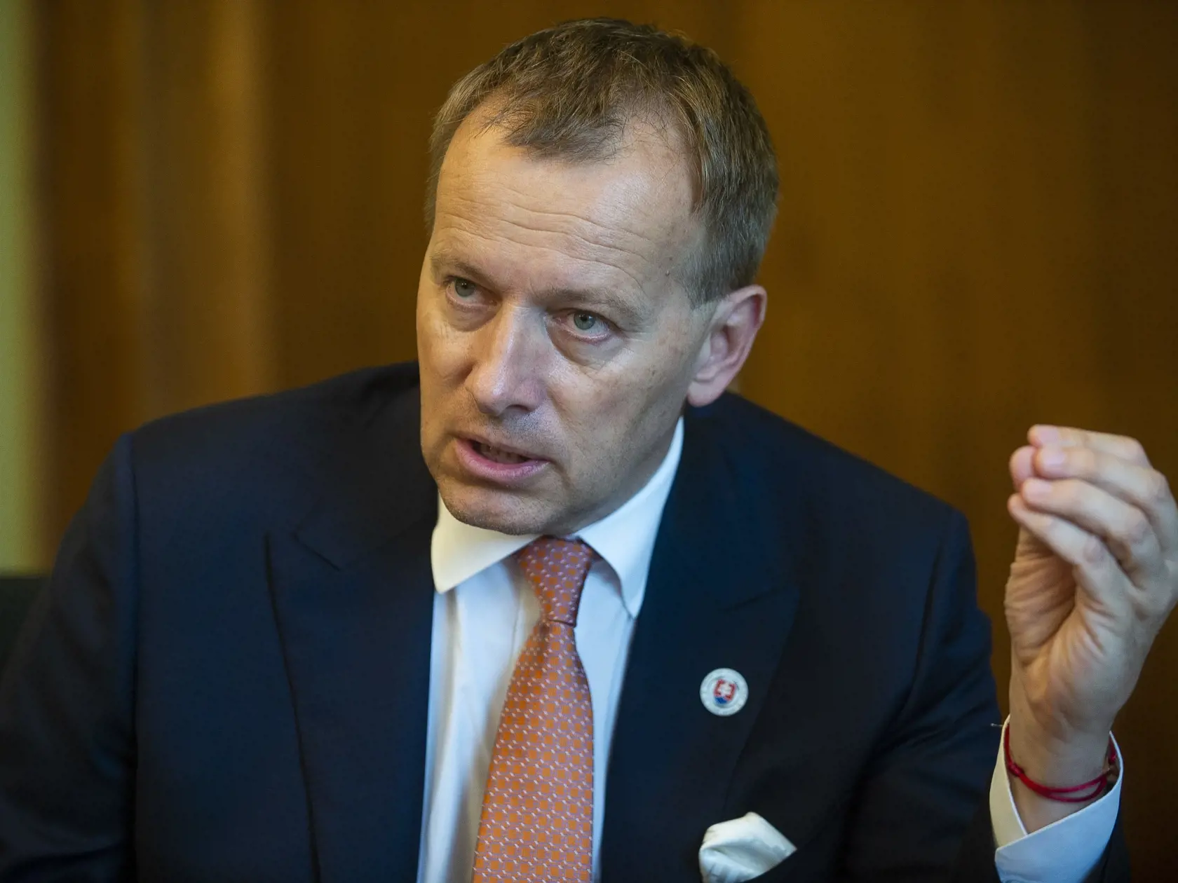 Na snímke predseda NR SR Boris Kollár (Sme rodina) počas rozhovoru pre Tlačovú agentúru SR 13. júna 2020 v Bratislave. FOTO TASR - Jakub Kotian