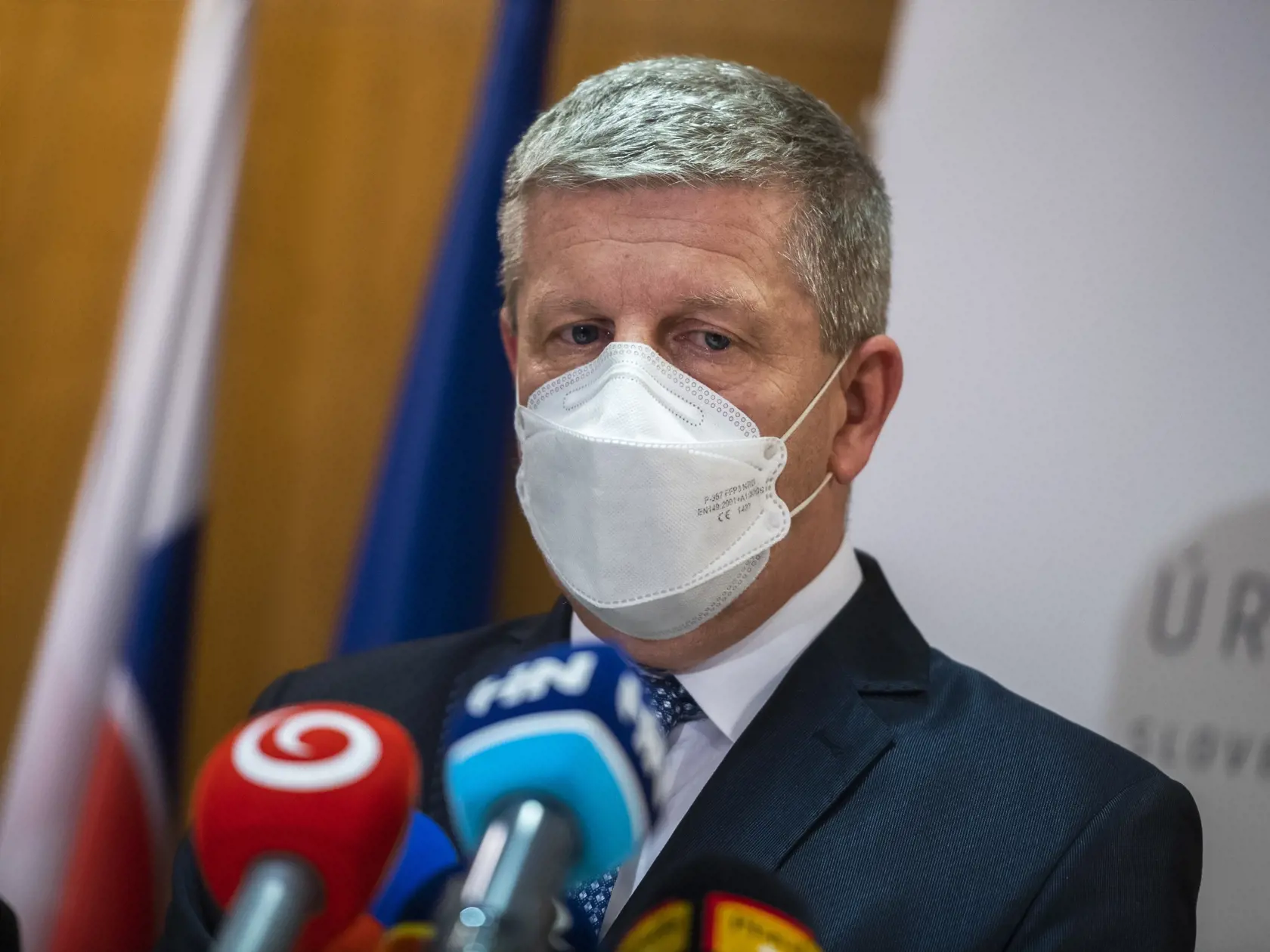 Na snímke minister zdravotníctva SR Vladimír Lengvarský (nominant OĽaNO) po rokovaní Ústredného krízového štábu (ÚKŠ) k aktuálnej pandemickej situácii a nástupu nového variantu koronavírusu - omicron. V Bratislave 25. januára 2022. FOTO TASR - Jaroslav Novák