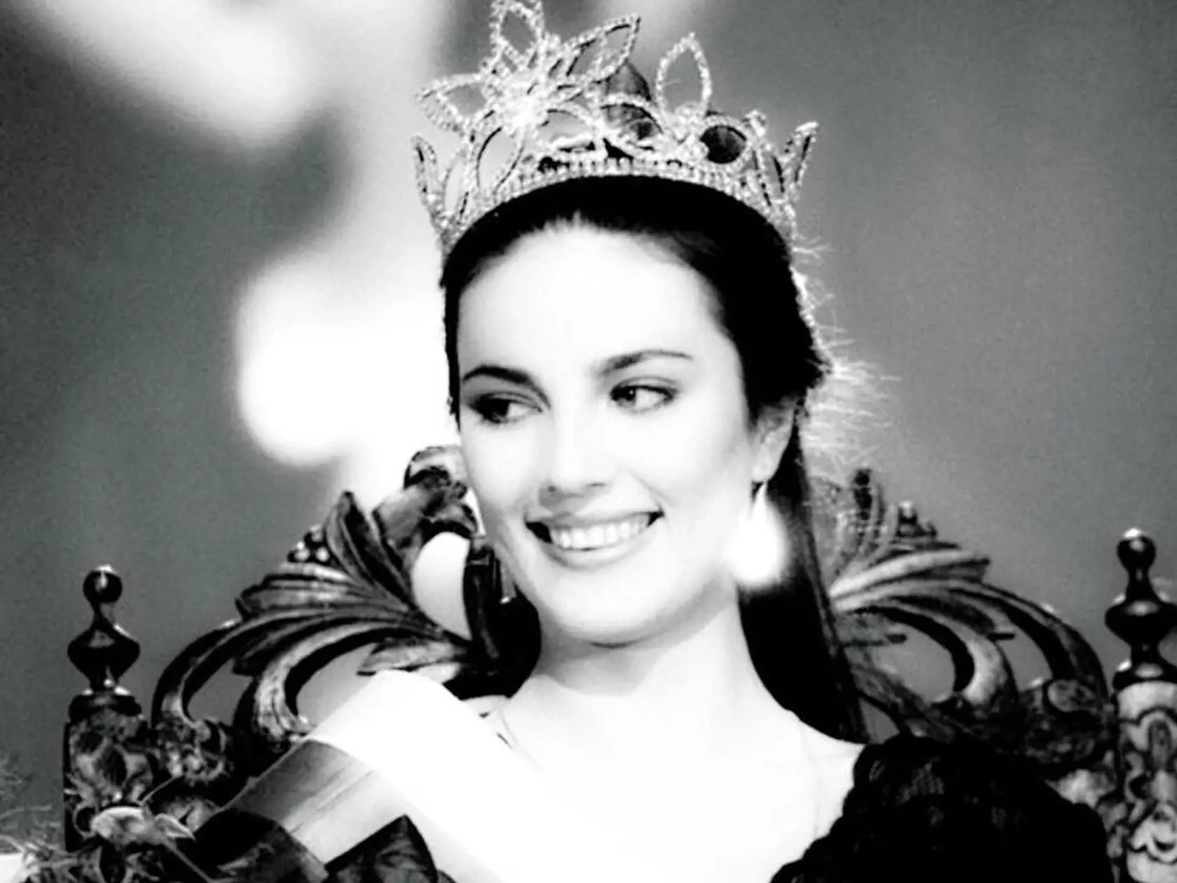 Ivana Christová ako Miss Československa.