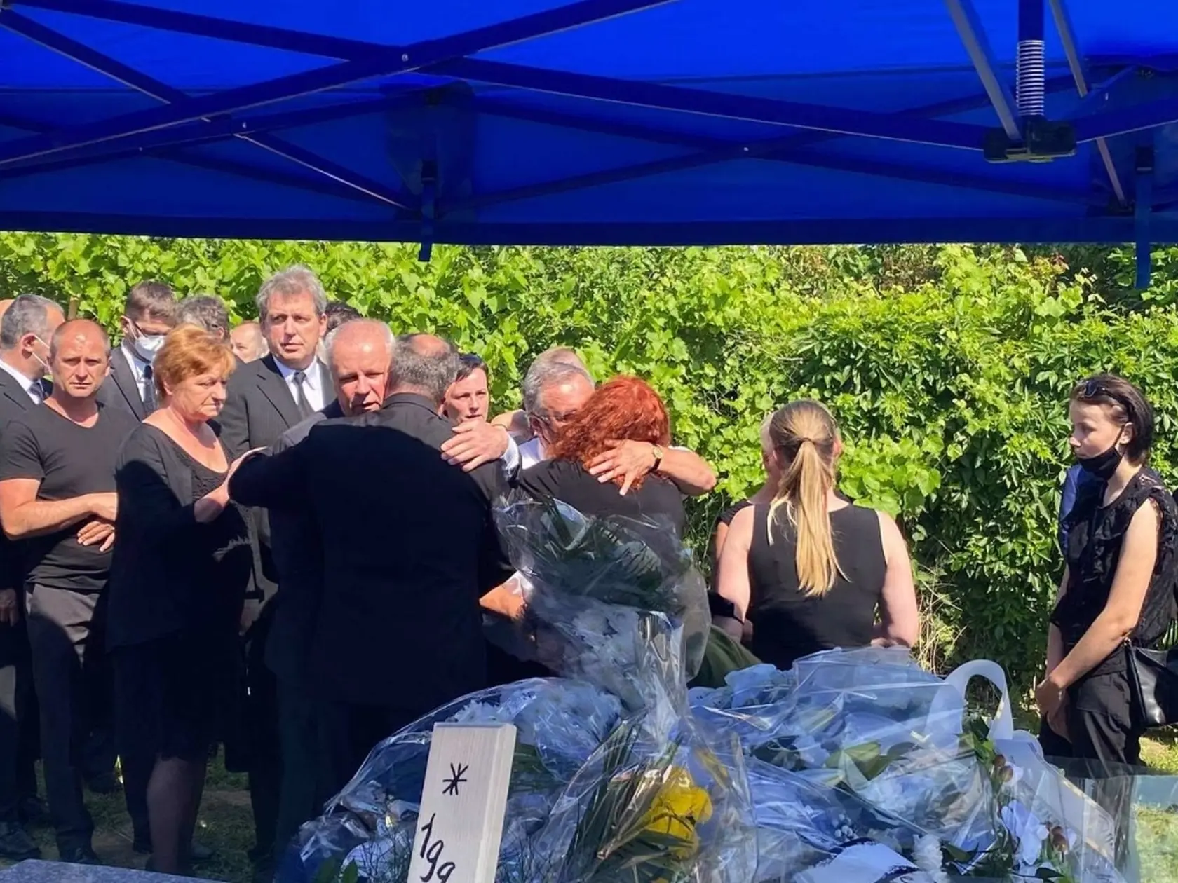 Pohreb tragicky zosnulého posunovača Mária Nagya (†31) z Košíc.