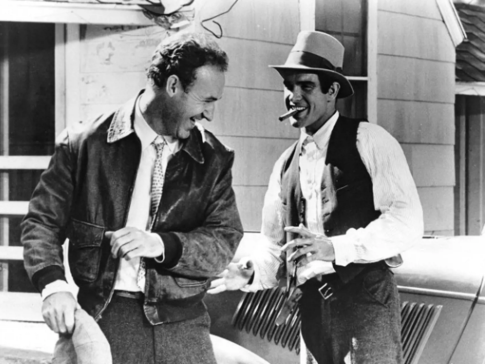 S Warrenom Beattym vo filme Bonnie a Clyde (1967).