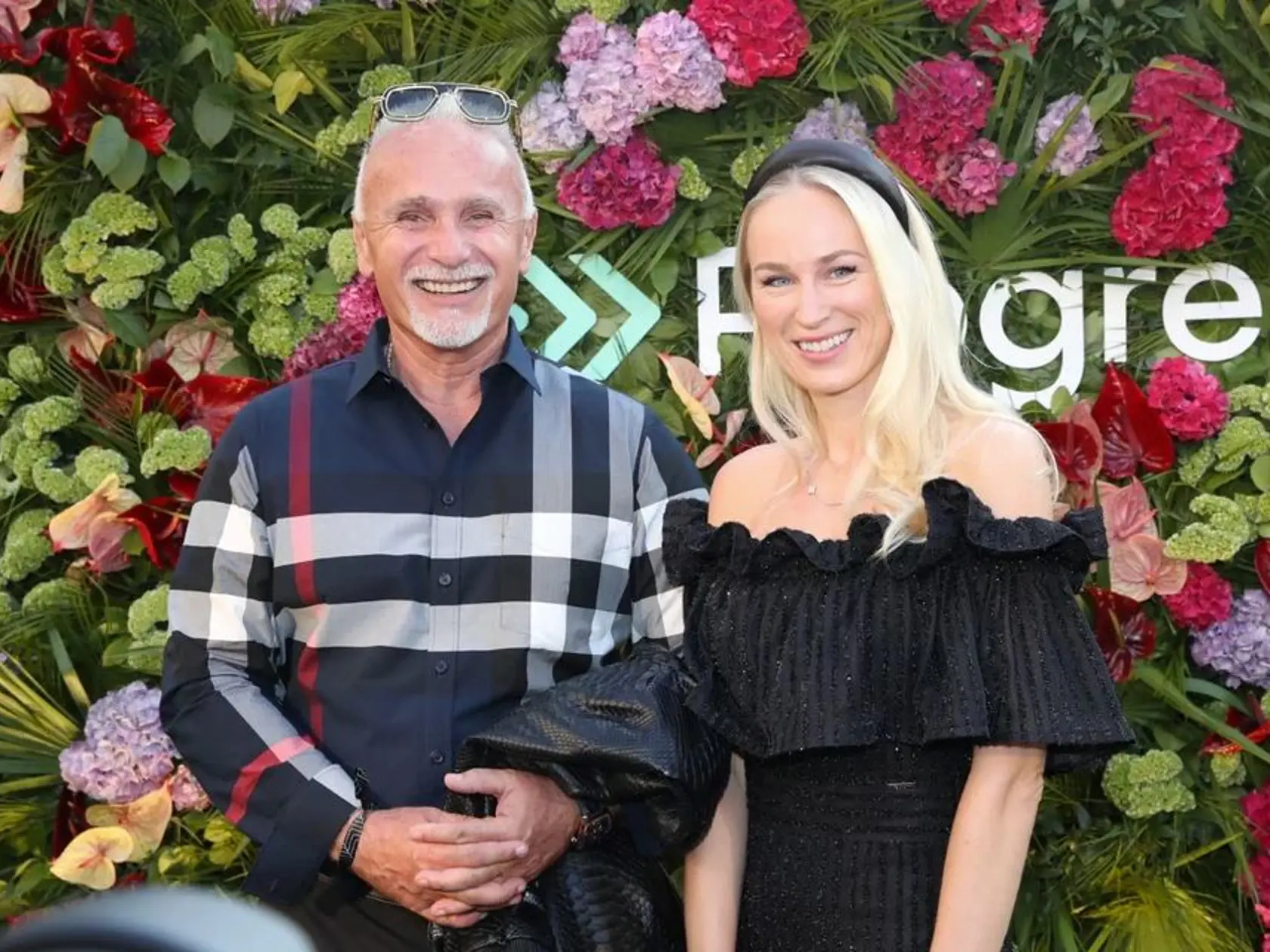 Dcéra herečky Veroniky Kánskej zo Slunce, seno... Anna Marie Kánská a jej manžel Richard Chlad.
