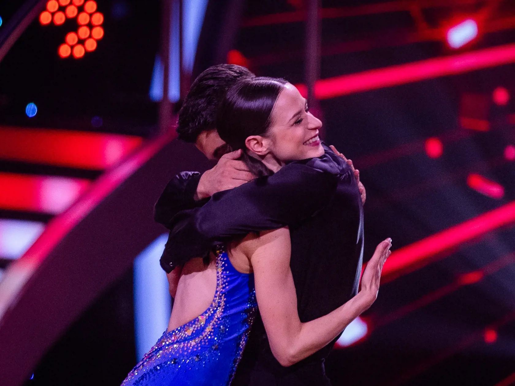 Finále tanečnej súťaže Lets Dance 2024. Na snímke  Anna Jakab Rakovská a Jaroslav Ihring. 