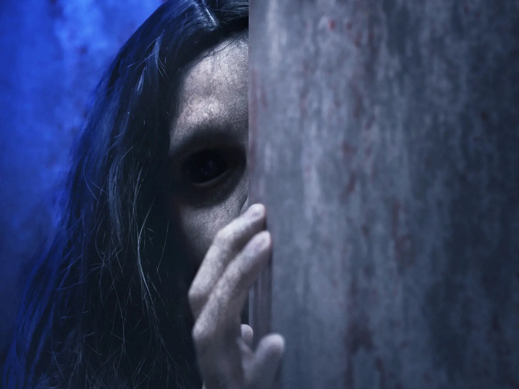 Scary,Ghost,Woman,,Halloween,Theme