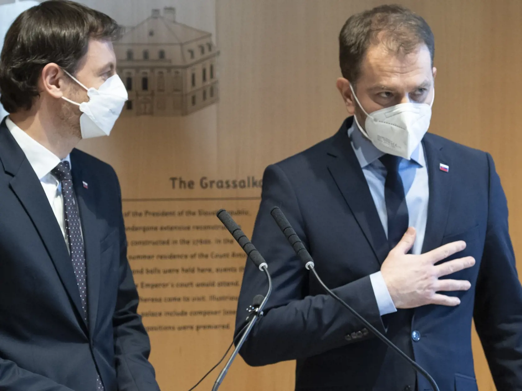 Na snímke  vicepremiér a minister financií Igor Matovič (OĽANO)