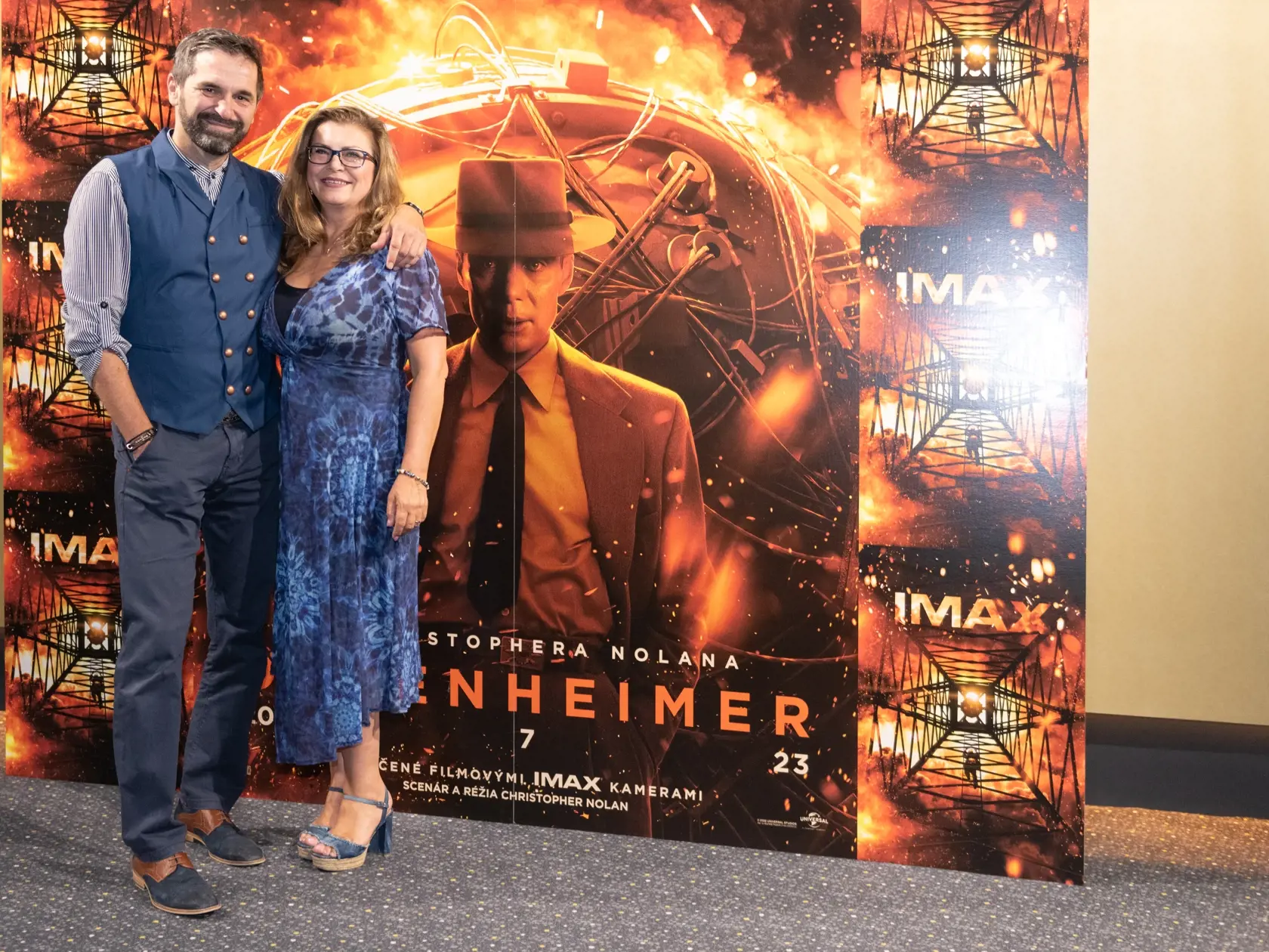 Premiéra filmu Oppenheimer. Novinku o otcovi atómovej bomby si prišiel vychutnať aj Ján Mečiar s manželkou.