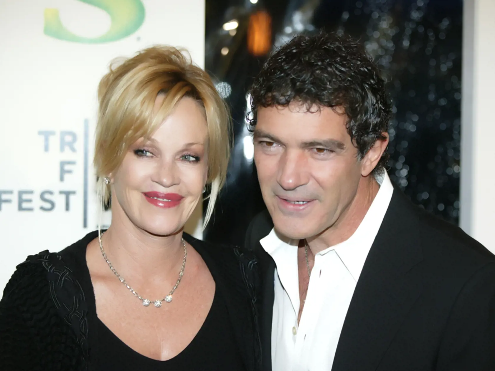 New,York,-,April,21:,Actors,Melanie,Griffith,And,Antonio