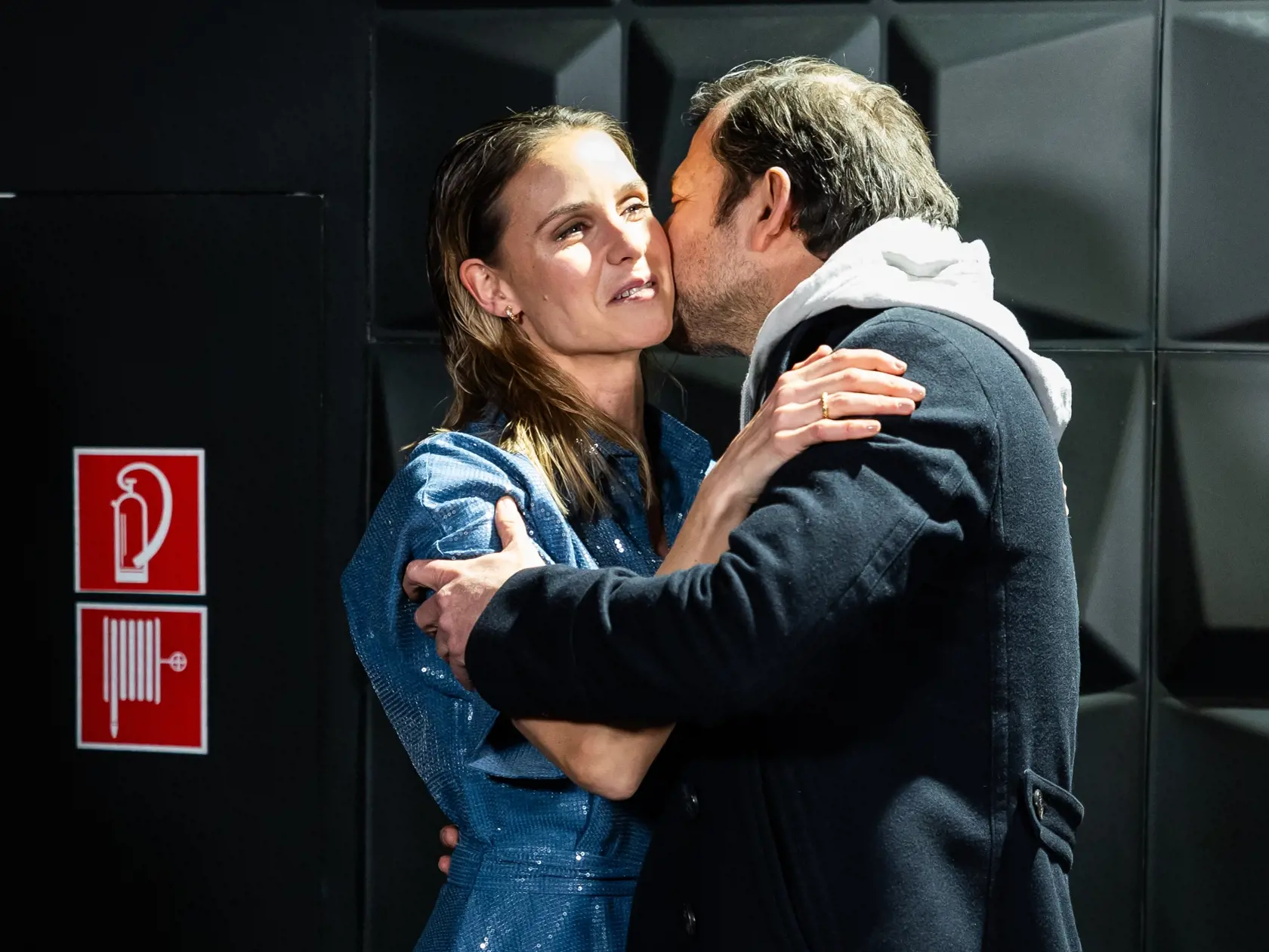 Premiéra seriálu “VINA” v Bratislave. Na snímke Nela Pocisková a Alexander Bárta.