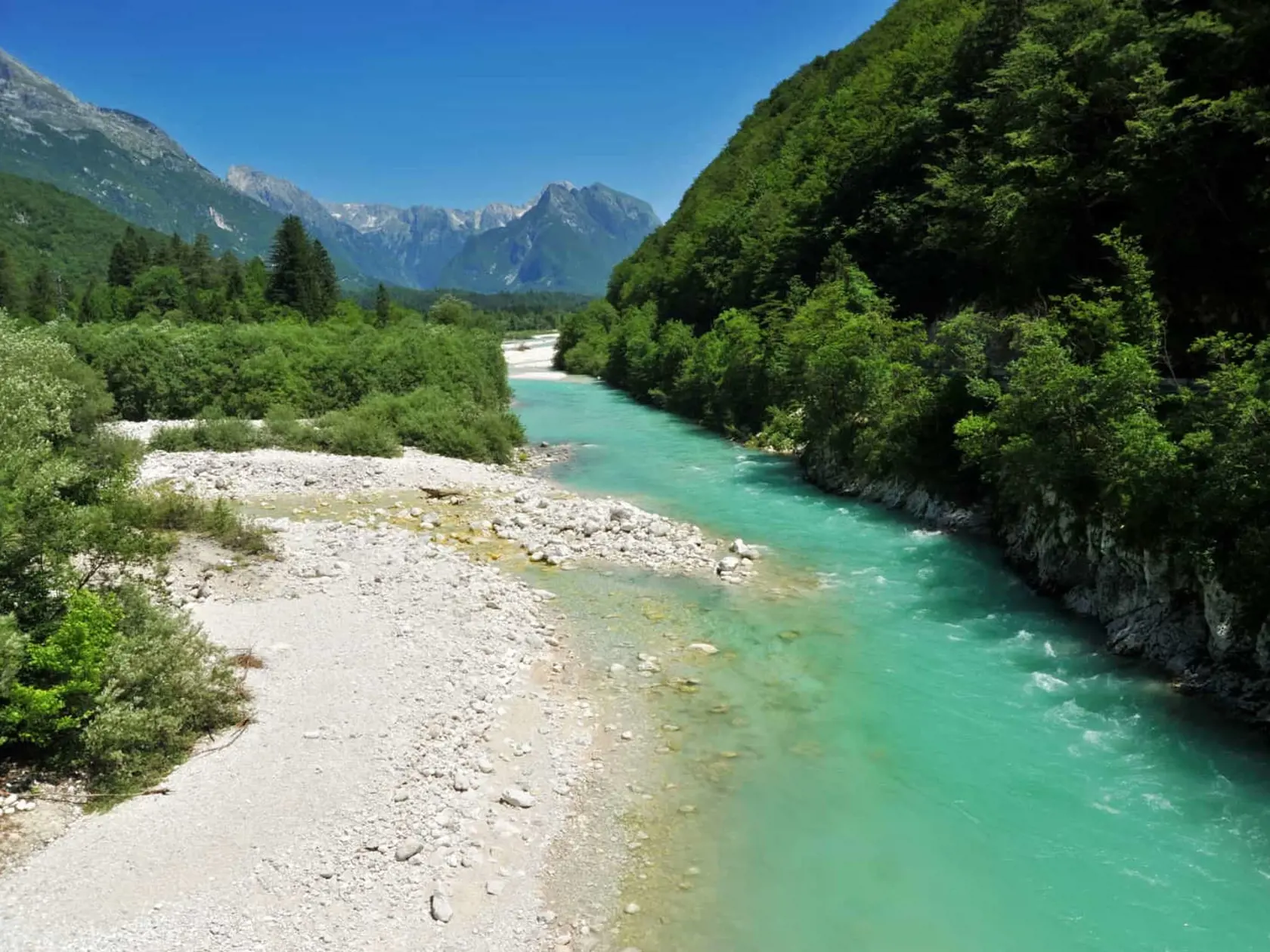 Údolie rieky Soča, Slovinsko: Film Narnia: Princ Kaspian.