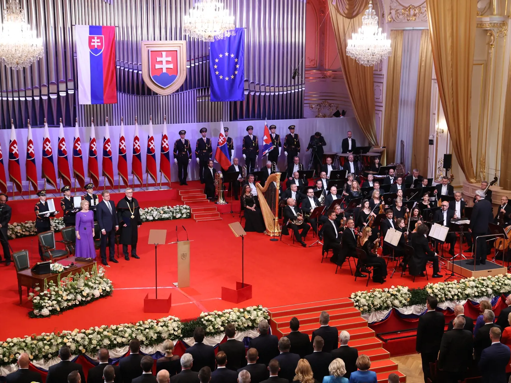 Inaugurácia nového prezidenta Slovenskej republiky Petra Pellegriniho.