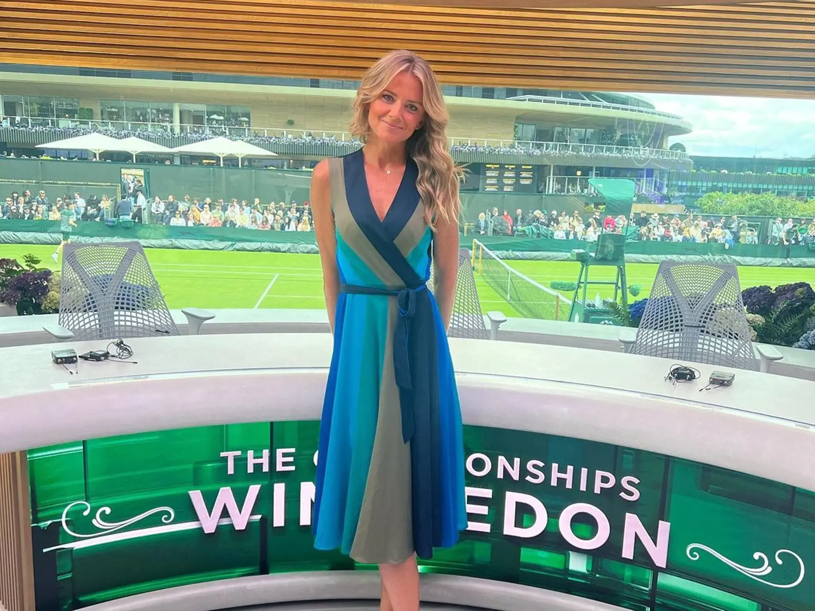 Daniela bola opäť hviezdou Wimbledonu.