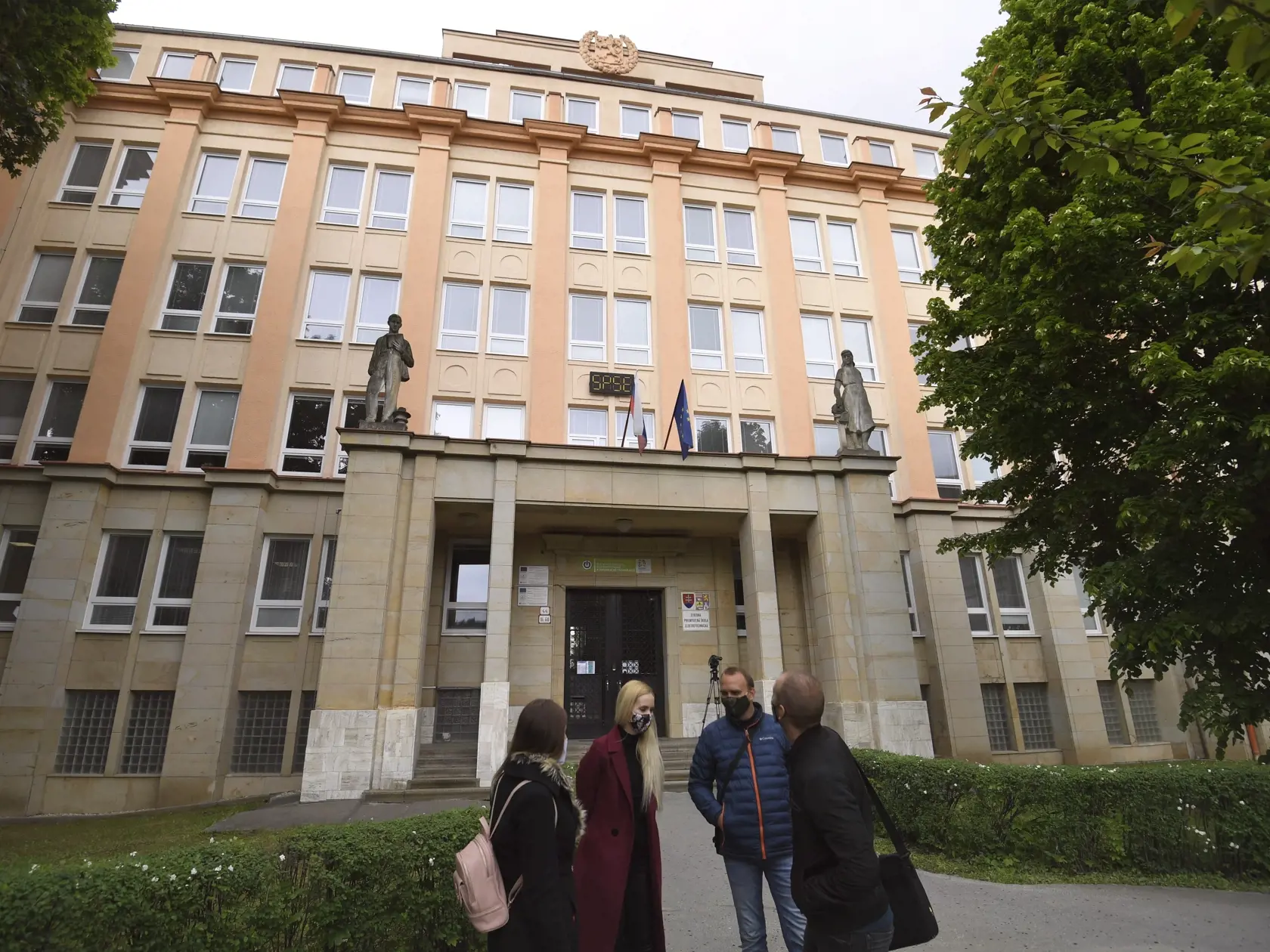 Na snímke Stredná priemyselná škola (SPŠ) elektrotechnická v Košiciach 15. mája 2020. FOTO TASR – František Iván