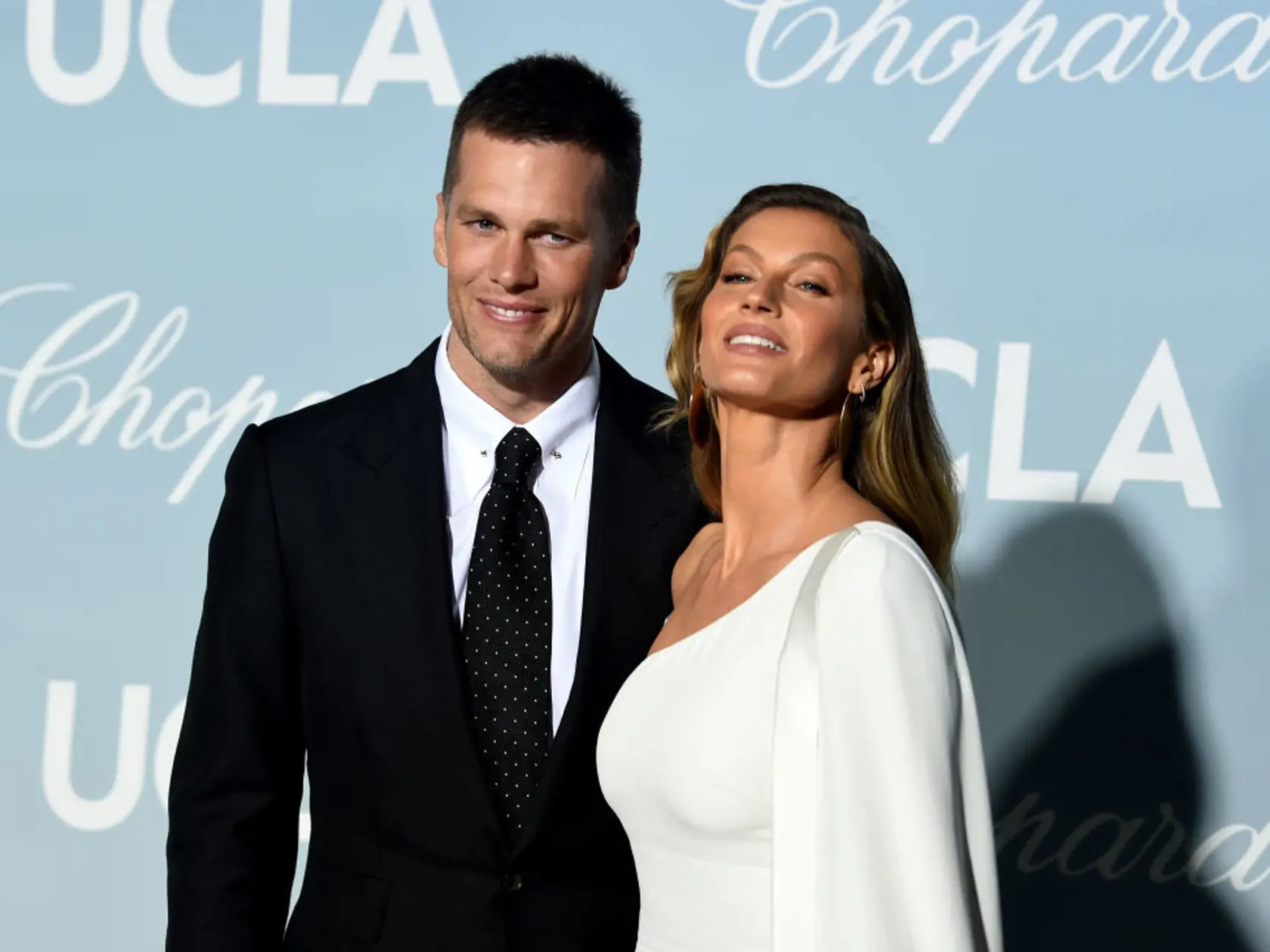 LOS ANGELES, CALIFORNIA - FEBRUARY 21: (L-R) Tom Brady and Gisele Bündchen attends the 2019 Hollywood For Science Gala at Private Residence on February 21, 2019 in Los Angeles, California. (Photo by Kevin Winter/Getty Images)