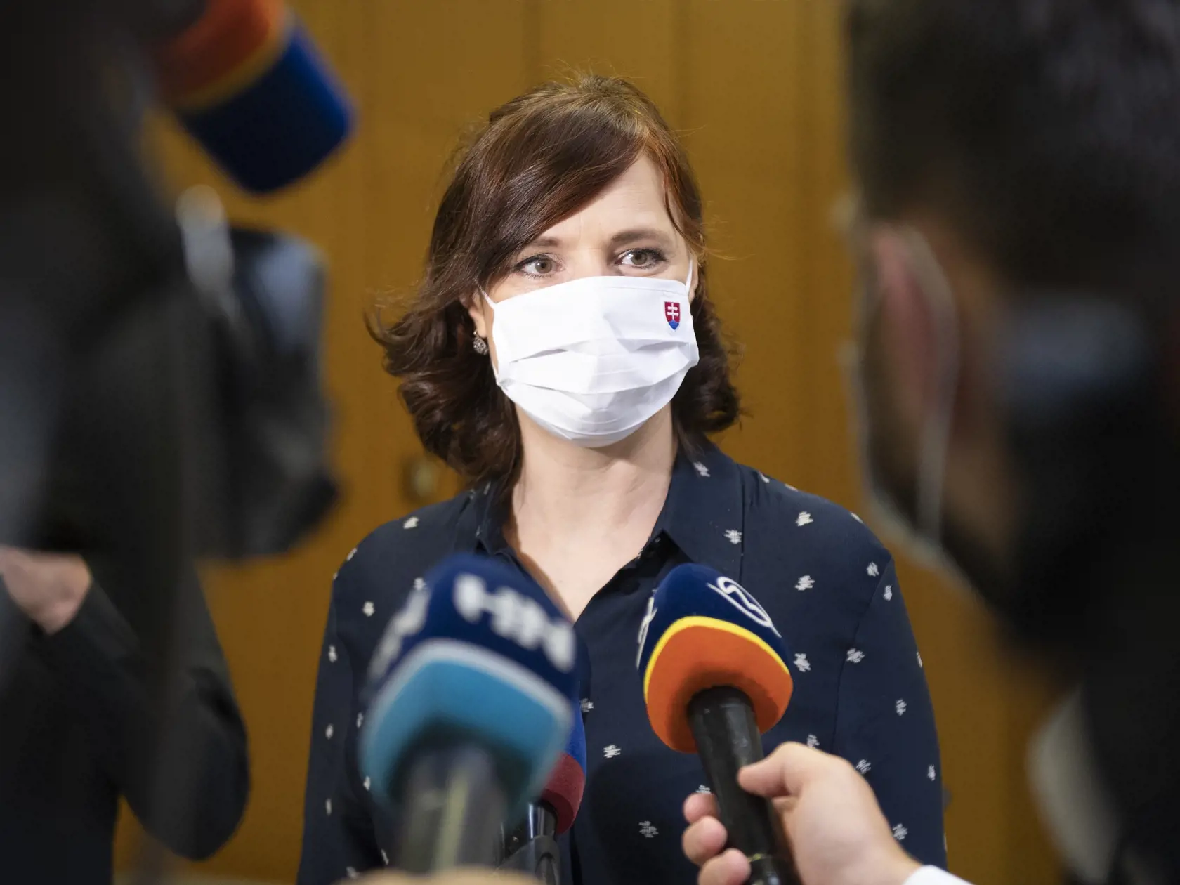 Na snímke podpredsedníčka vlády SR pre investície a informatizáciu Veronika Remišová (Za ľudí) pred rokovaním 24. schôdze  vlády SR v Bratislave 10. júna 2020. FOTO TASR - Pavel Neubauer