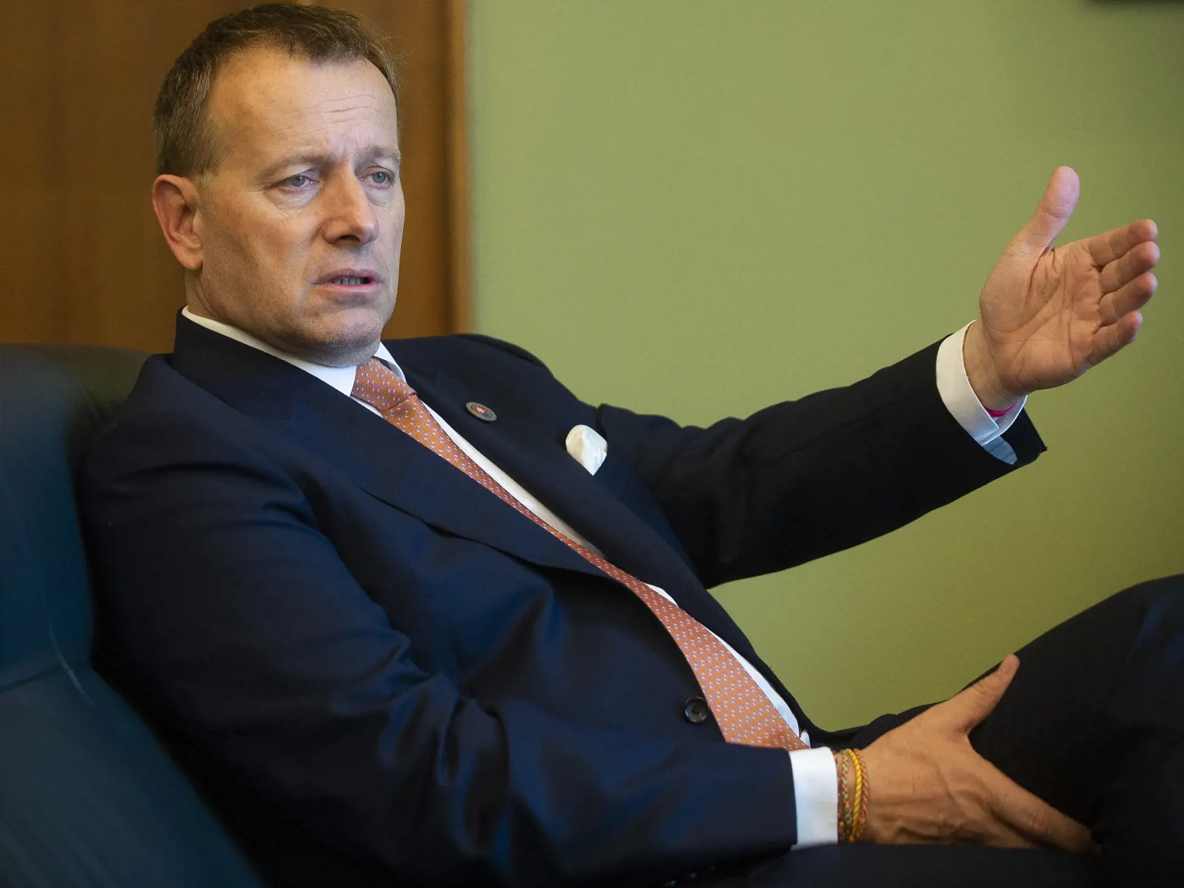 Na snímke predseda NR SR Boris Kollár (Sme rodina) počas rozhovoru pre Tlačovú agentúru SR 13. júna 2020 v Bratislave. FOTO TASR - Jakub Kotian