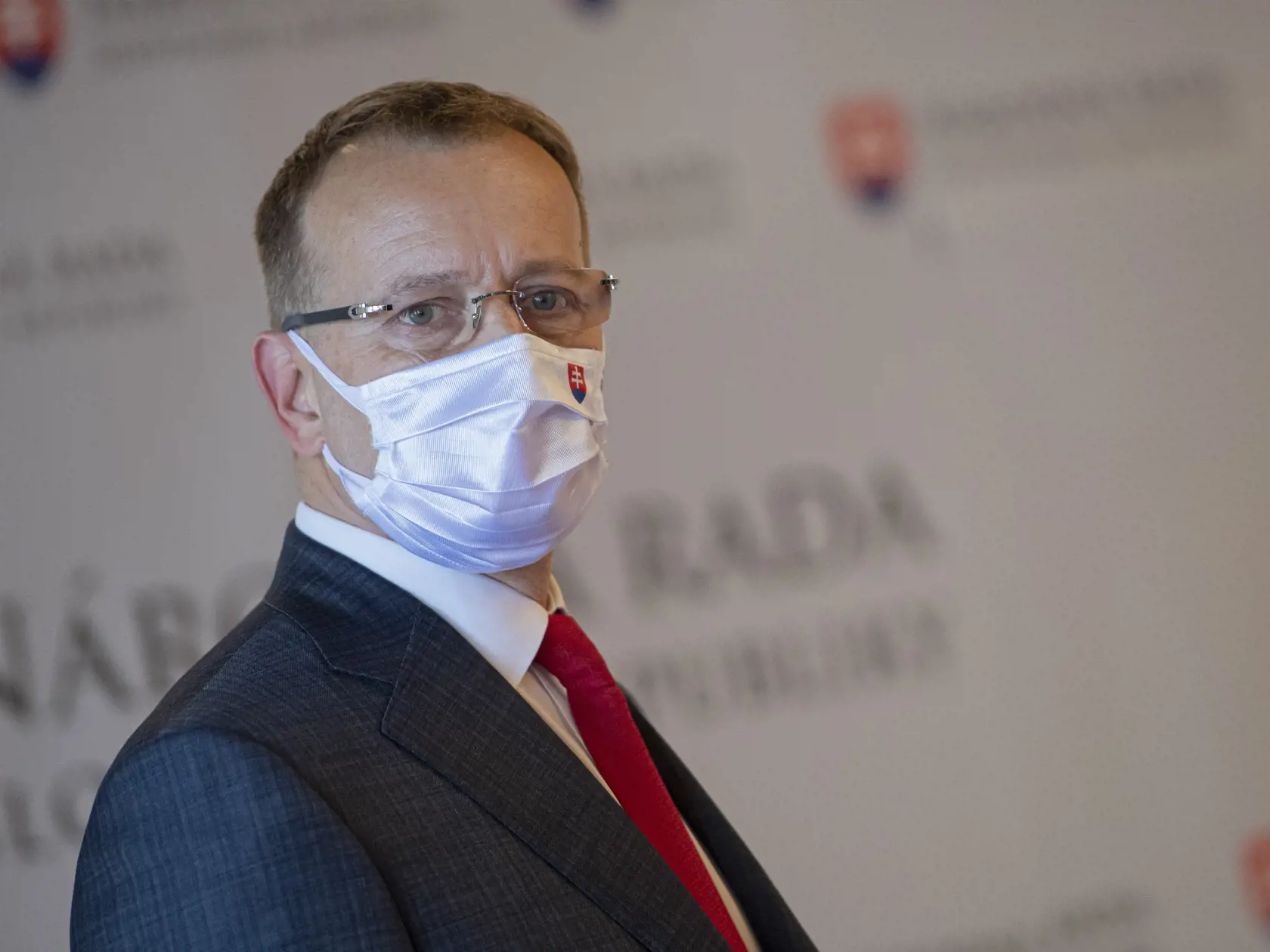 Na snímke predseda Národnej rady SR Boris Kollár počas brífingu ohľadom svojej diplomovej práce.  Bratislava, 23. júna 2020.  FOTO TASR - Michal Svítok