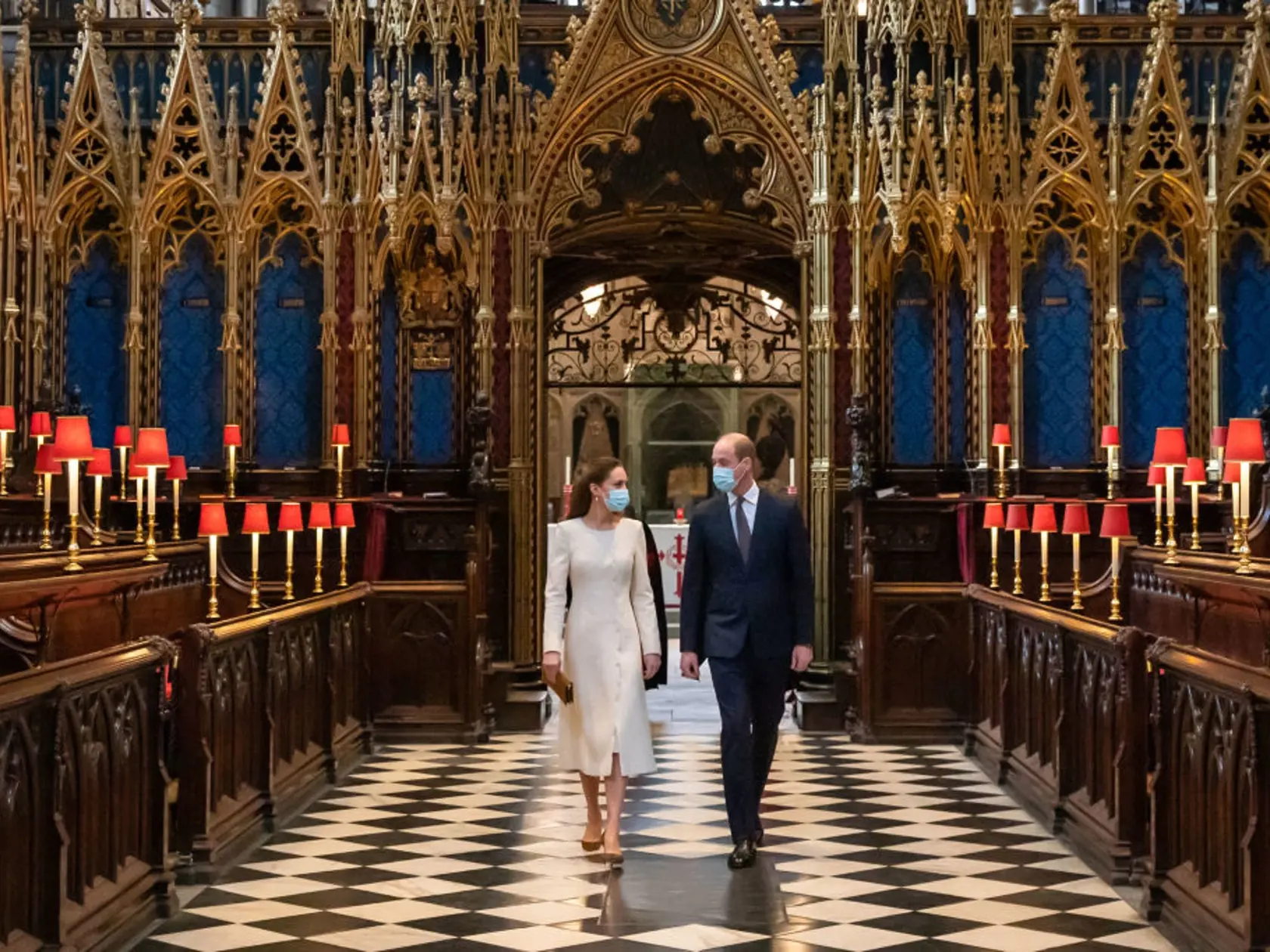 Vojvodkyňa Kate a princ William vo Westminsterskom opátstve, kde si v apríli 2011 povedali áno.