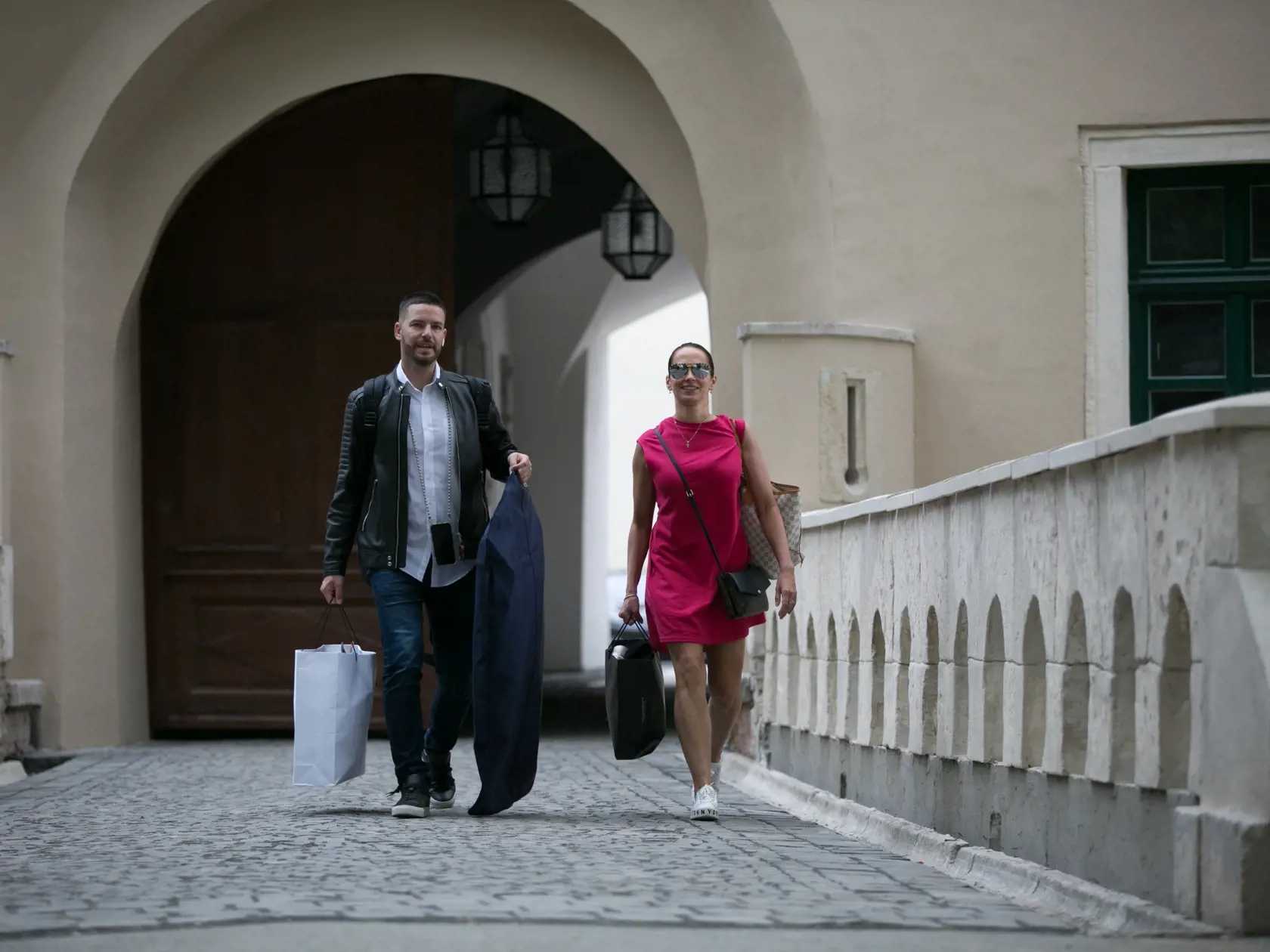 Ego s manželkou Petrou.