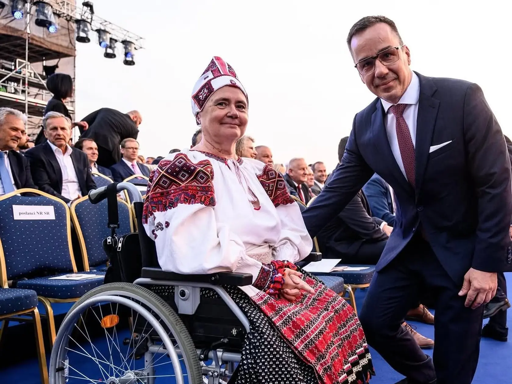 Oslavy výročia príchodu sv. Cyrila a Metoda si užil aj minister práce Erik Tomáš (Hlas). 